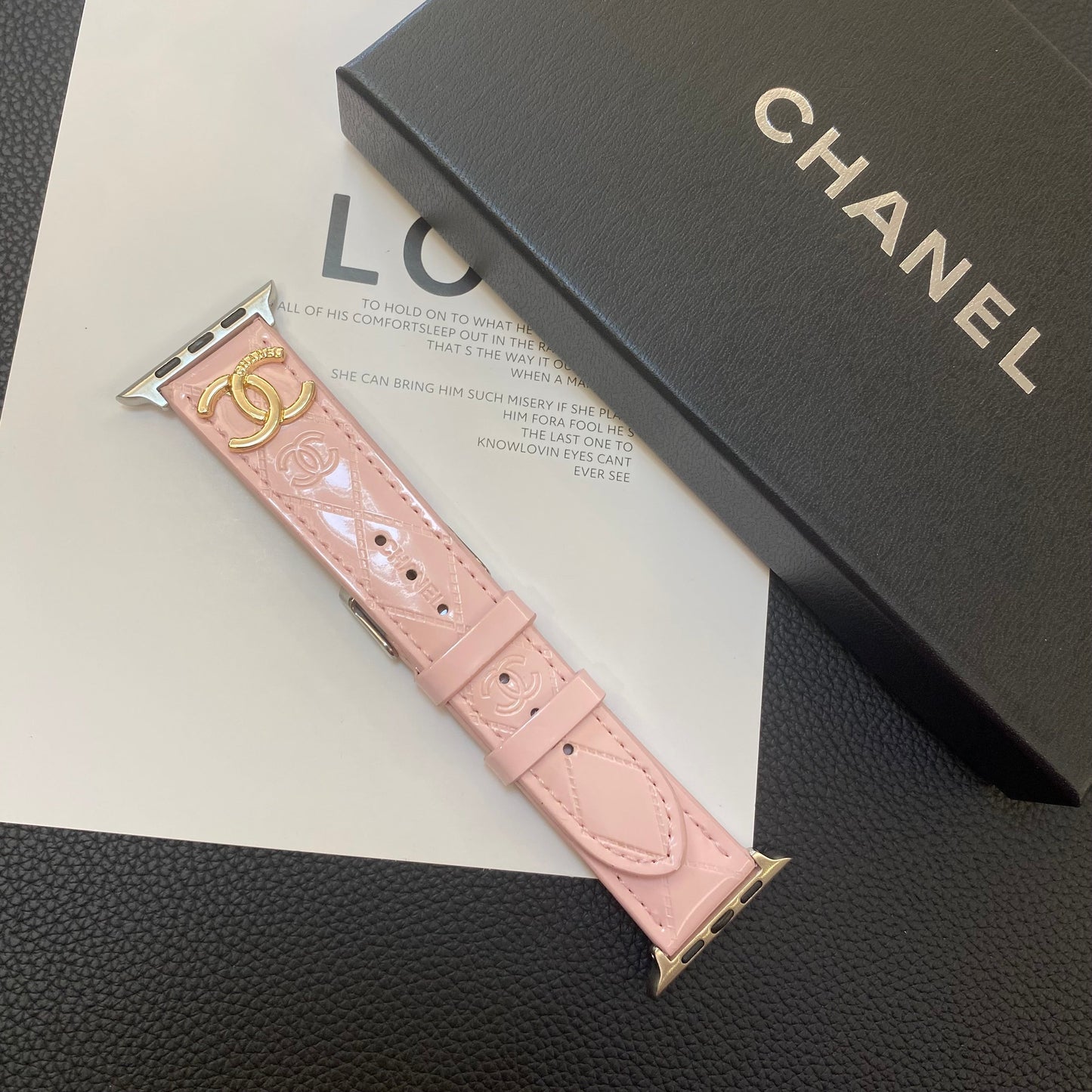 Leathe Watch Pink-DLG240509