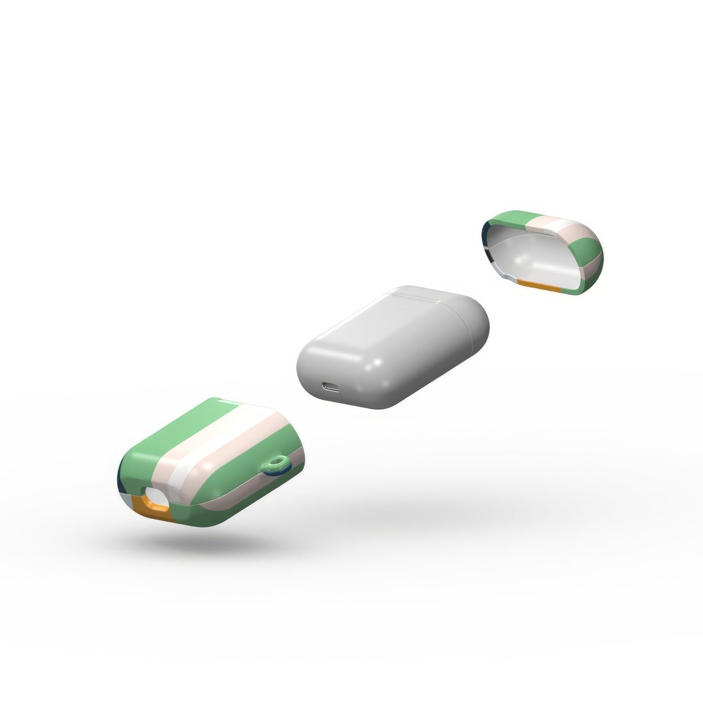 Parallel Flow Mint Tough Apple AirPods Case