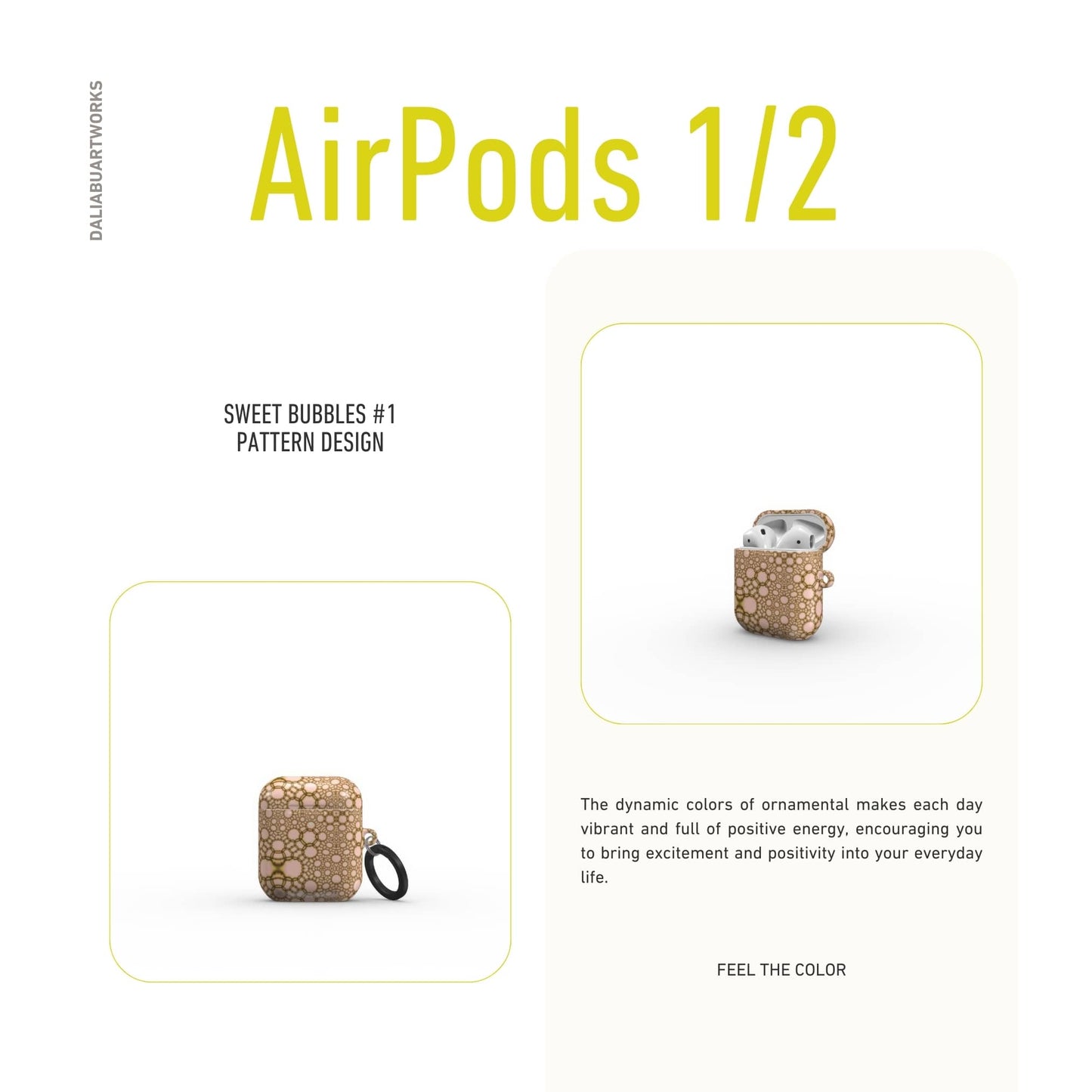 Sweet Bubbles Tough Apple AirPods Case