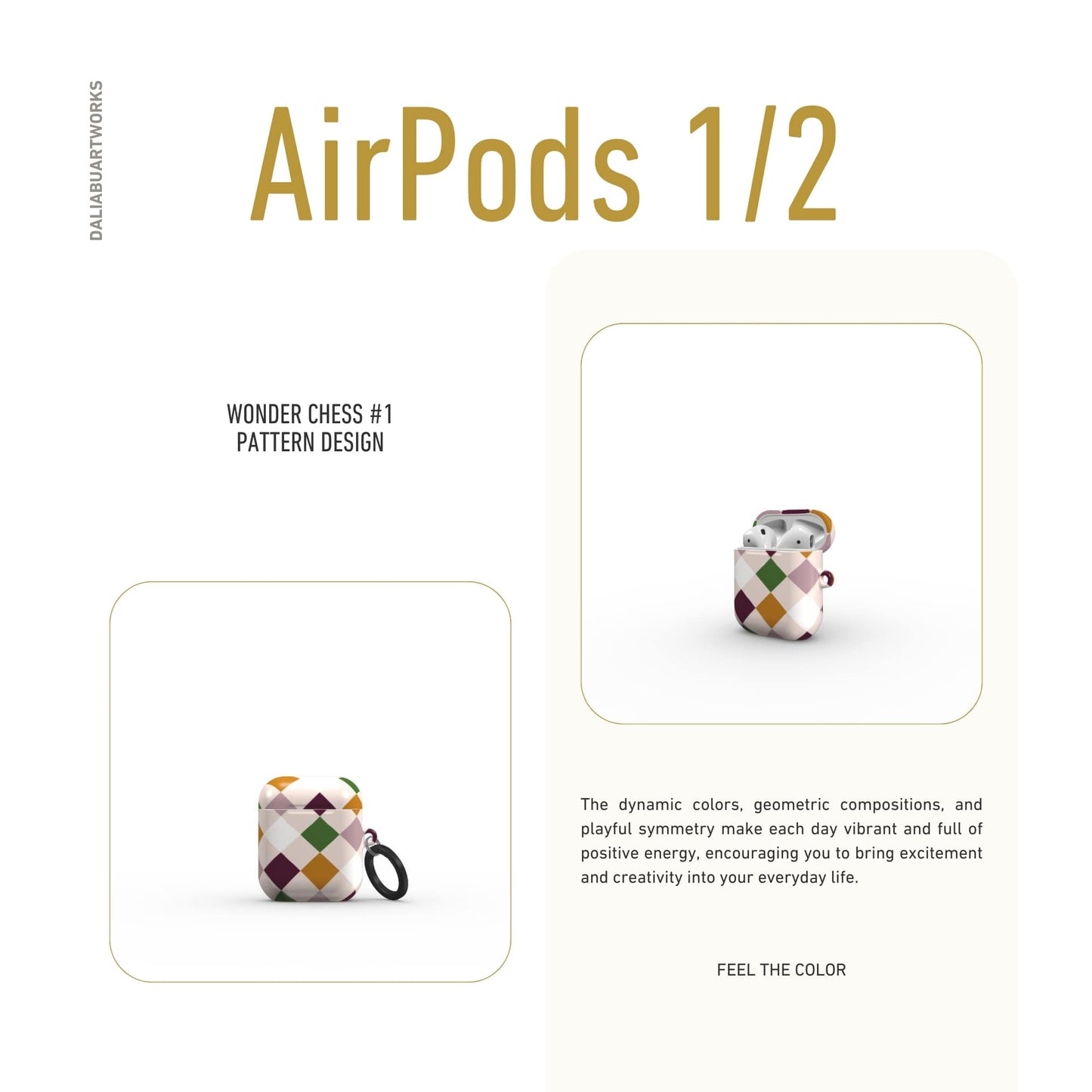 Wonder Chess Tough Apple AirPods Case