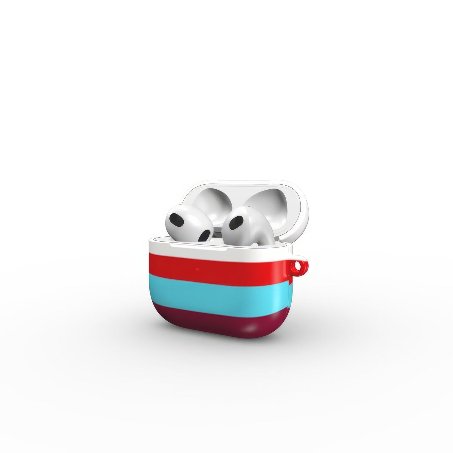 Color Blocks Fuchsia Tough Apple AirPods Case