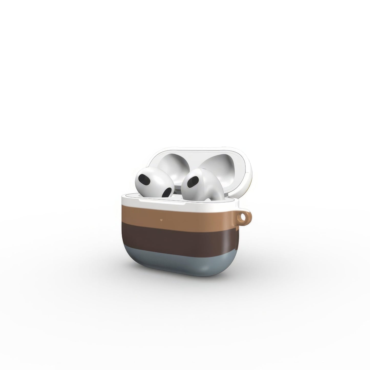 Color Blocks Gray Tough Apple AirPods Case