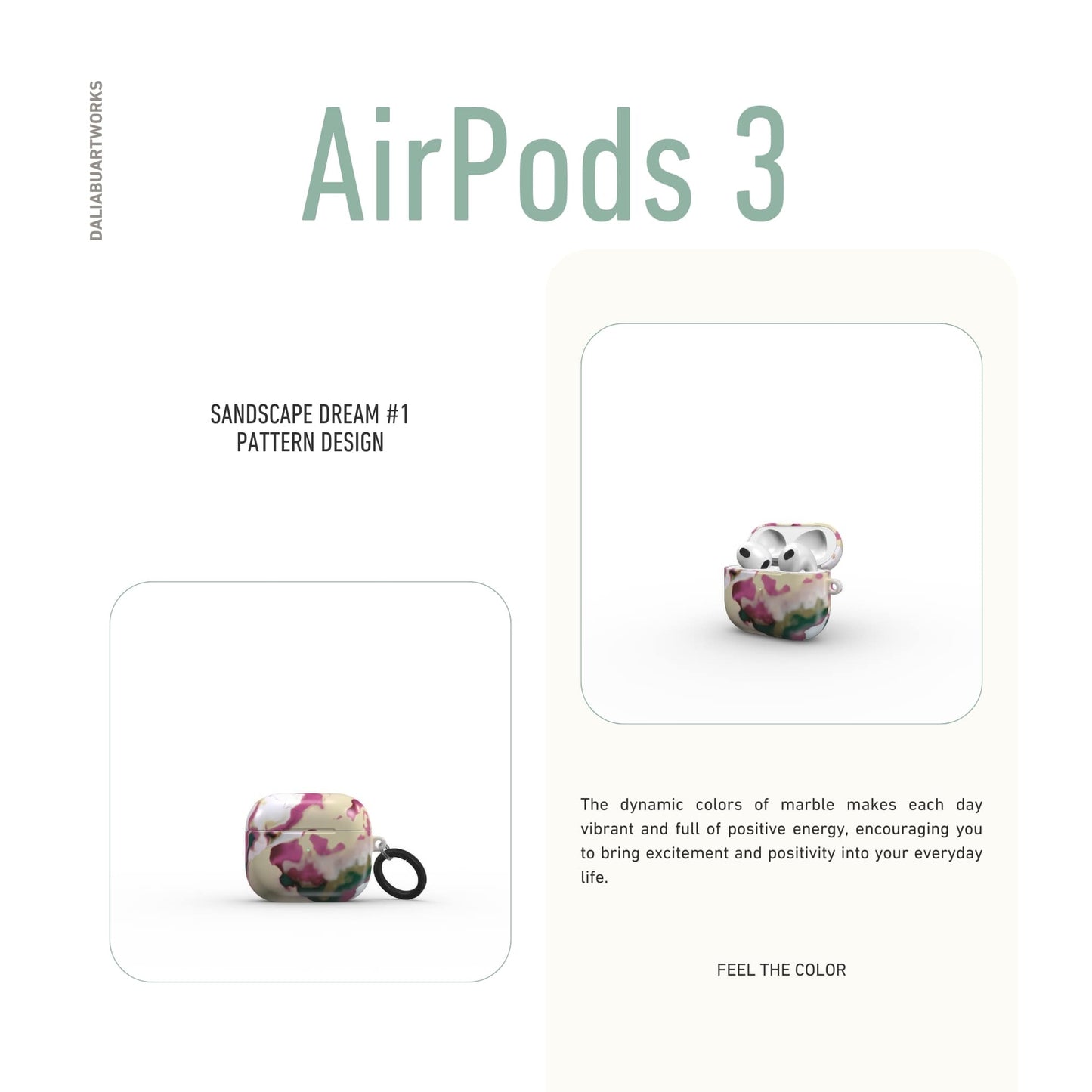 Sandscape Dream Tough Apple AirPods Case