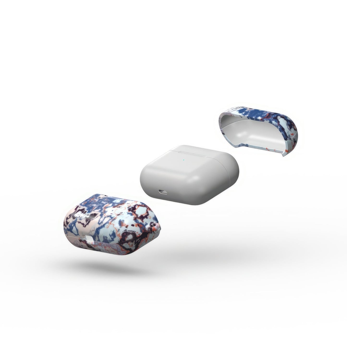 Blue Marble Mist Tough Apple AirPods Case