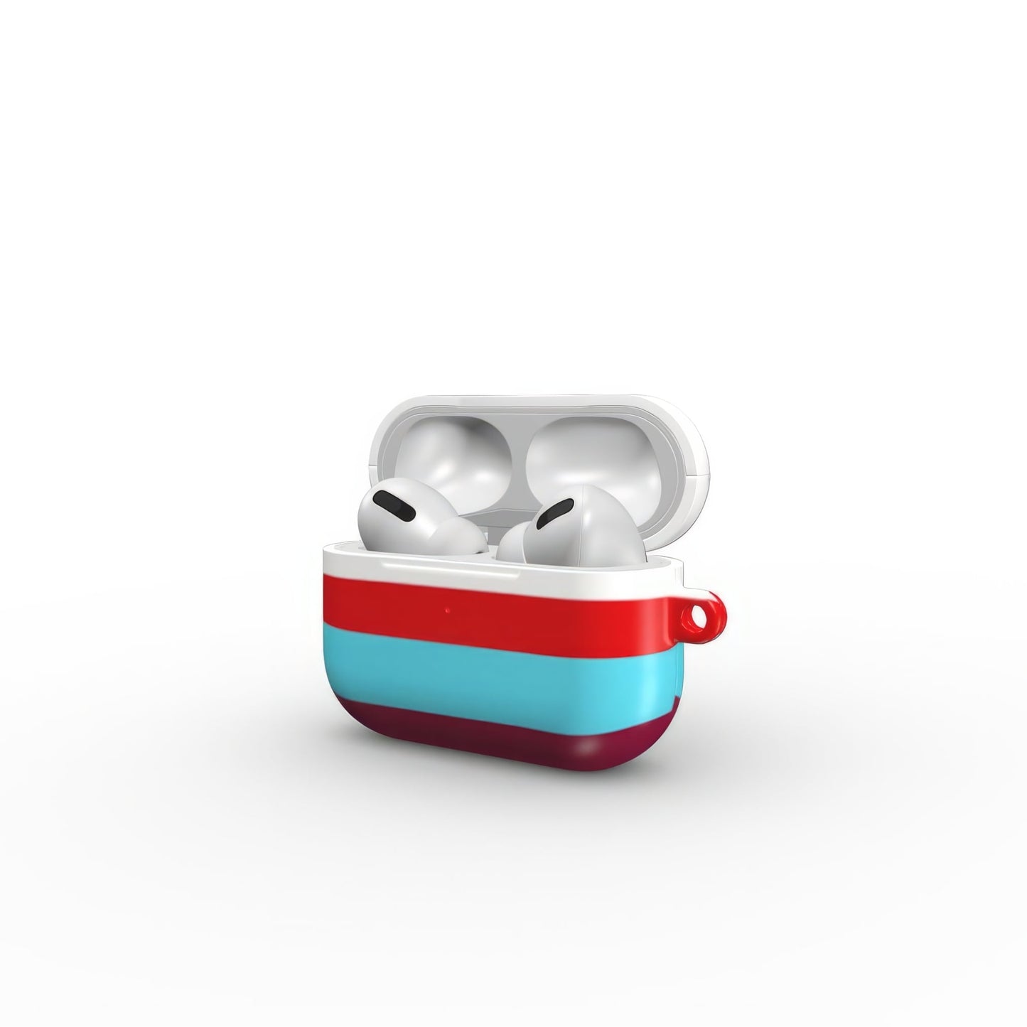 Color Blocks Fuchsia Tough Apple AirPods Case