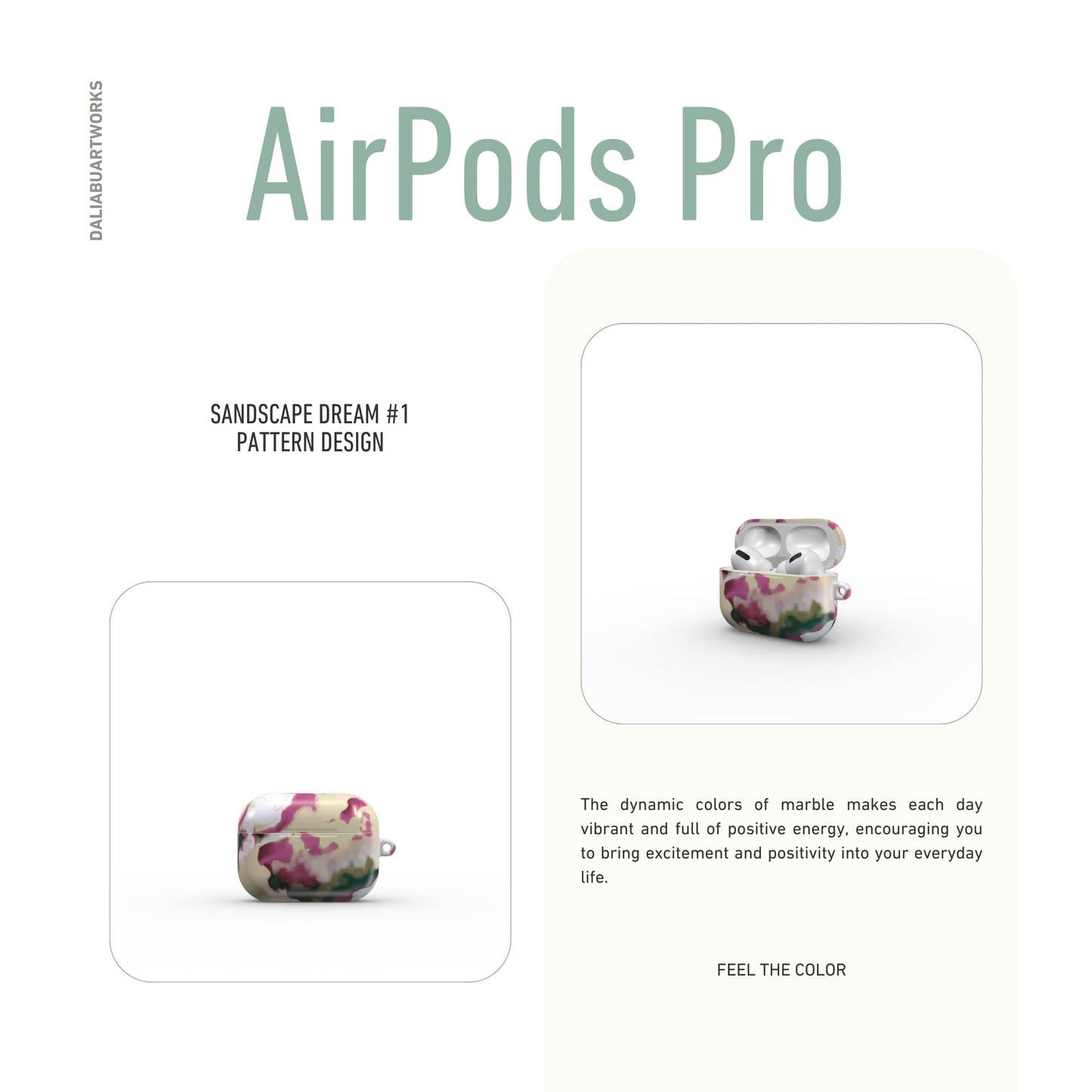 Sandscape Dream Tough Apple AirPods Case