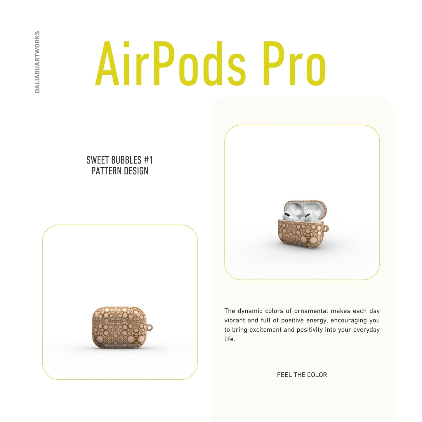 Sweet Bubbles Tough Apple AirPods Case