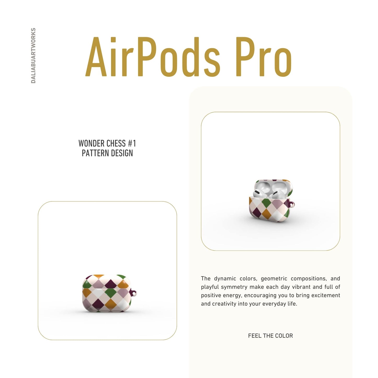 Wonder Chess Tough Apple AirPods Case