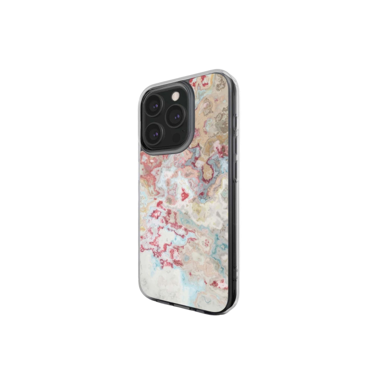 Divine Blue Clear Phone Case