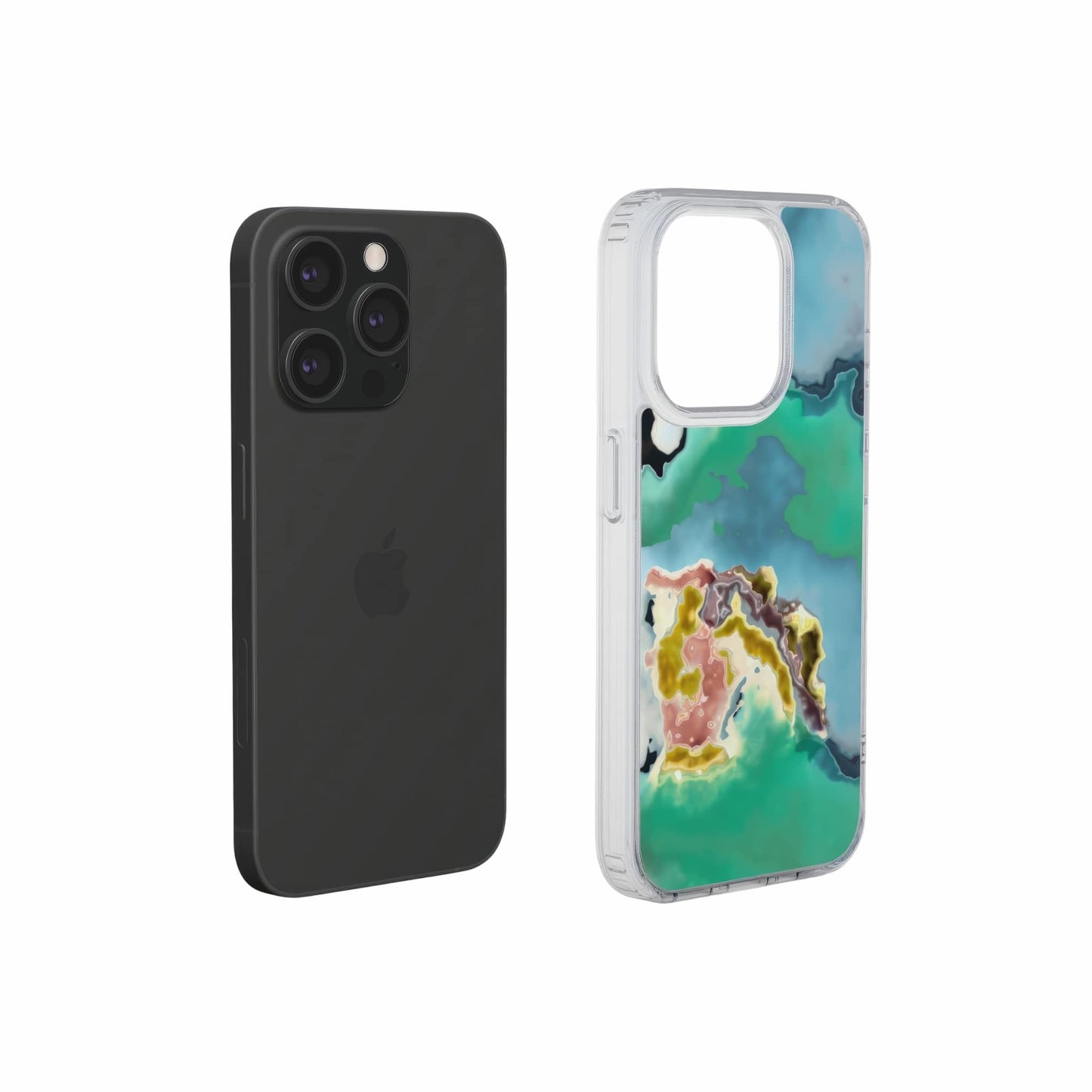 Oceans Breath Clear Phone Case