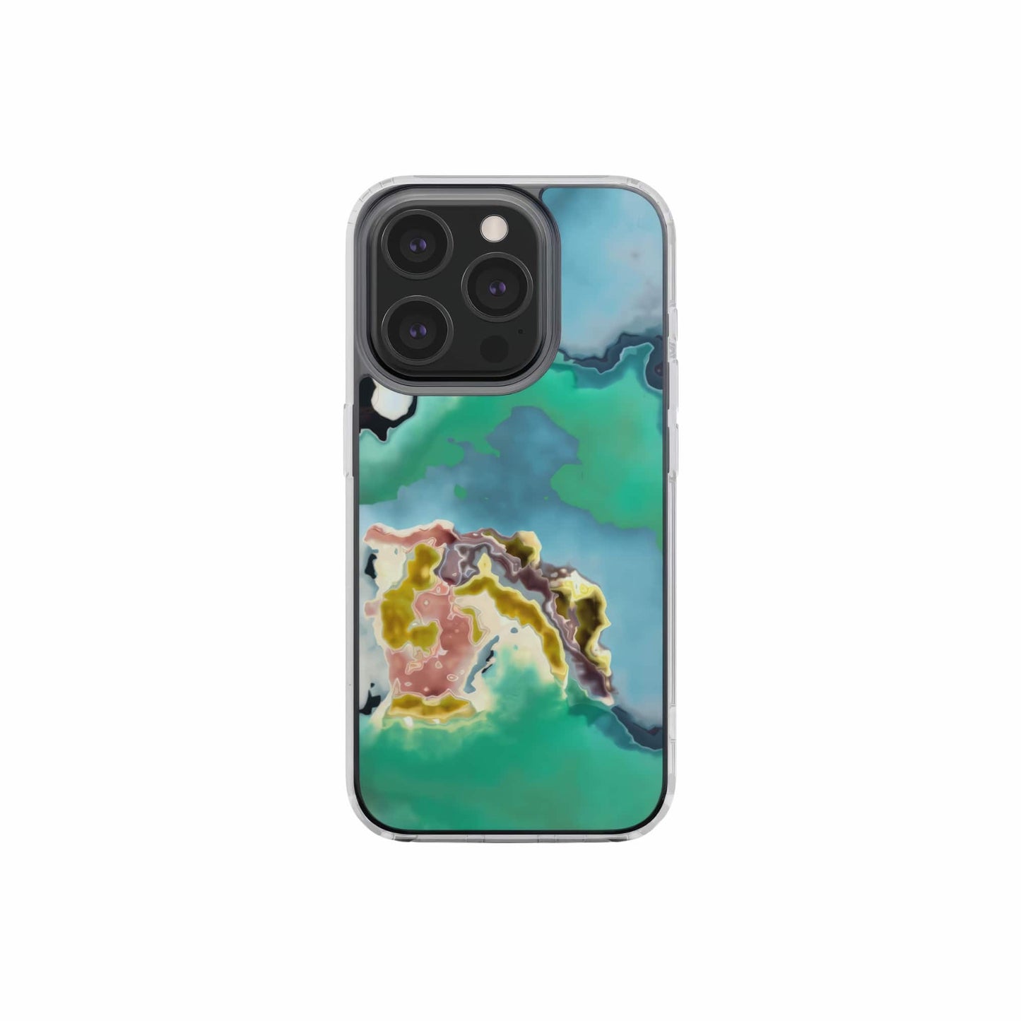 Oceans Breath Clear Phone Case