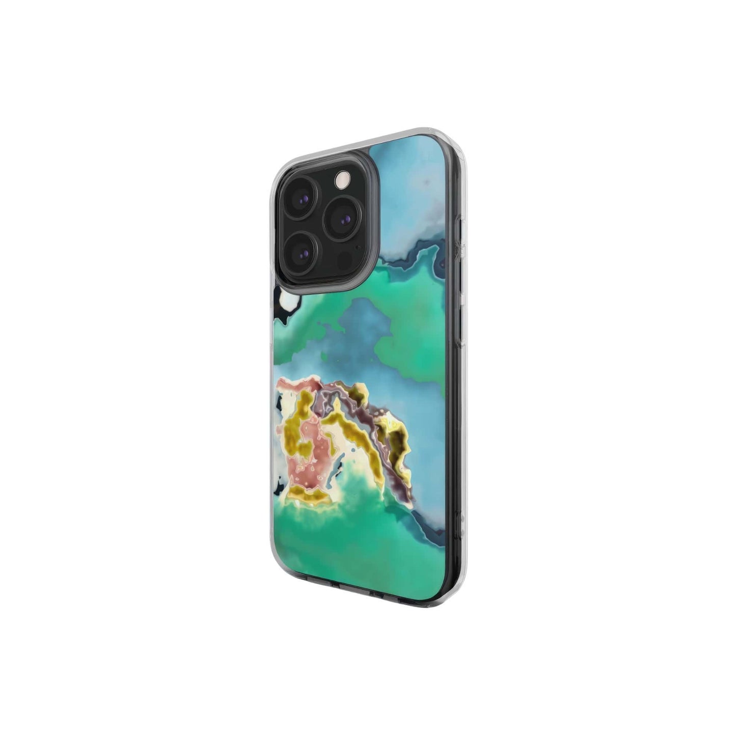 Oceans Breath Clear Phone Case