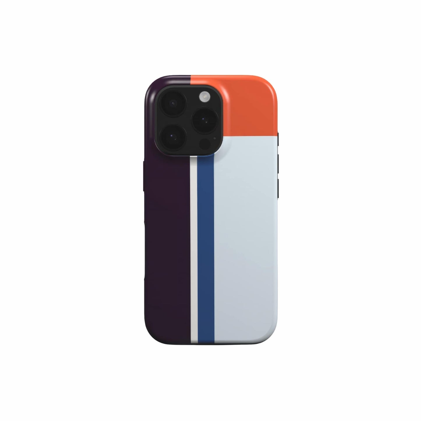 Retro Stripes Blue MagSafe Tough Phone Case