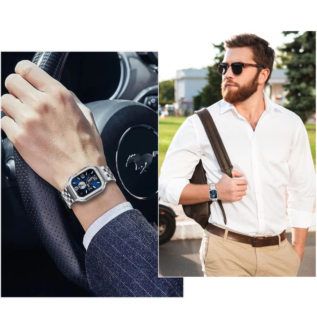 Agmen Stainless Steel Band + Case