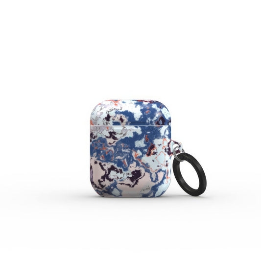 Blue Marble Mist Tough Apple AirPods Case