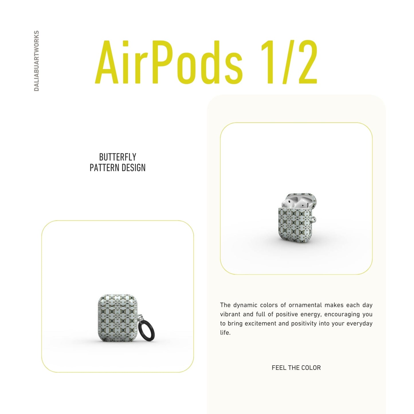 ButterFly Tough Apple AirPods Case