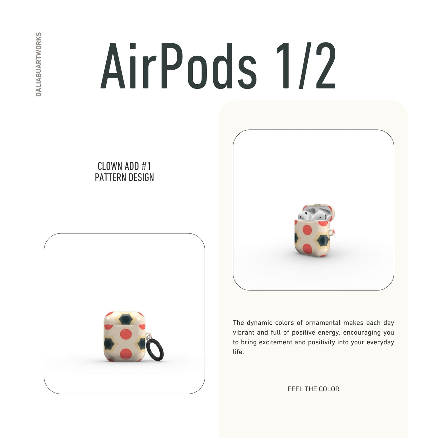 Clown Add Tough Apple AirPods Case
