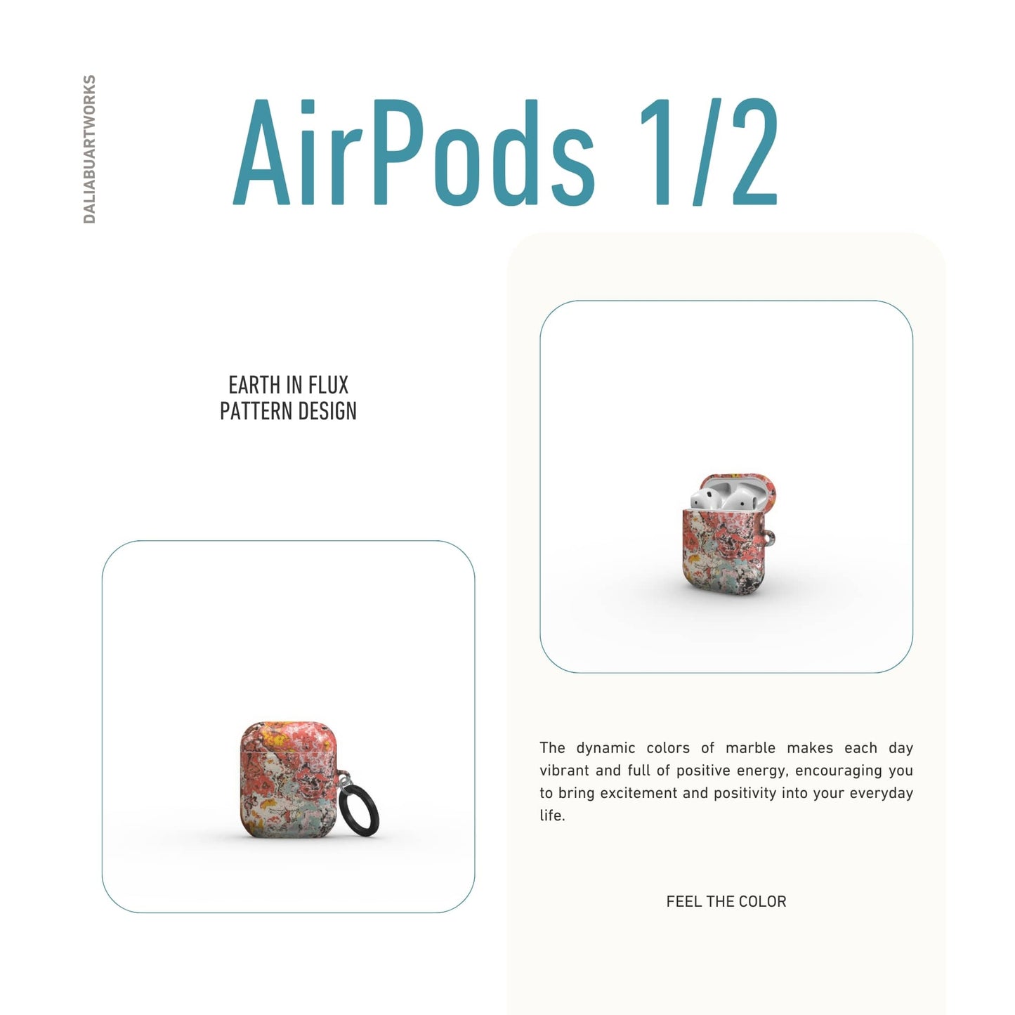 Earth In Flux Tough Apple AirPods Case