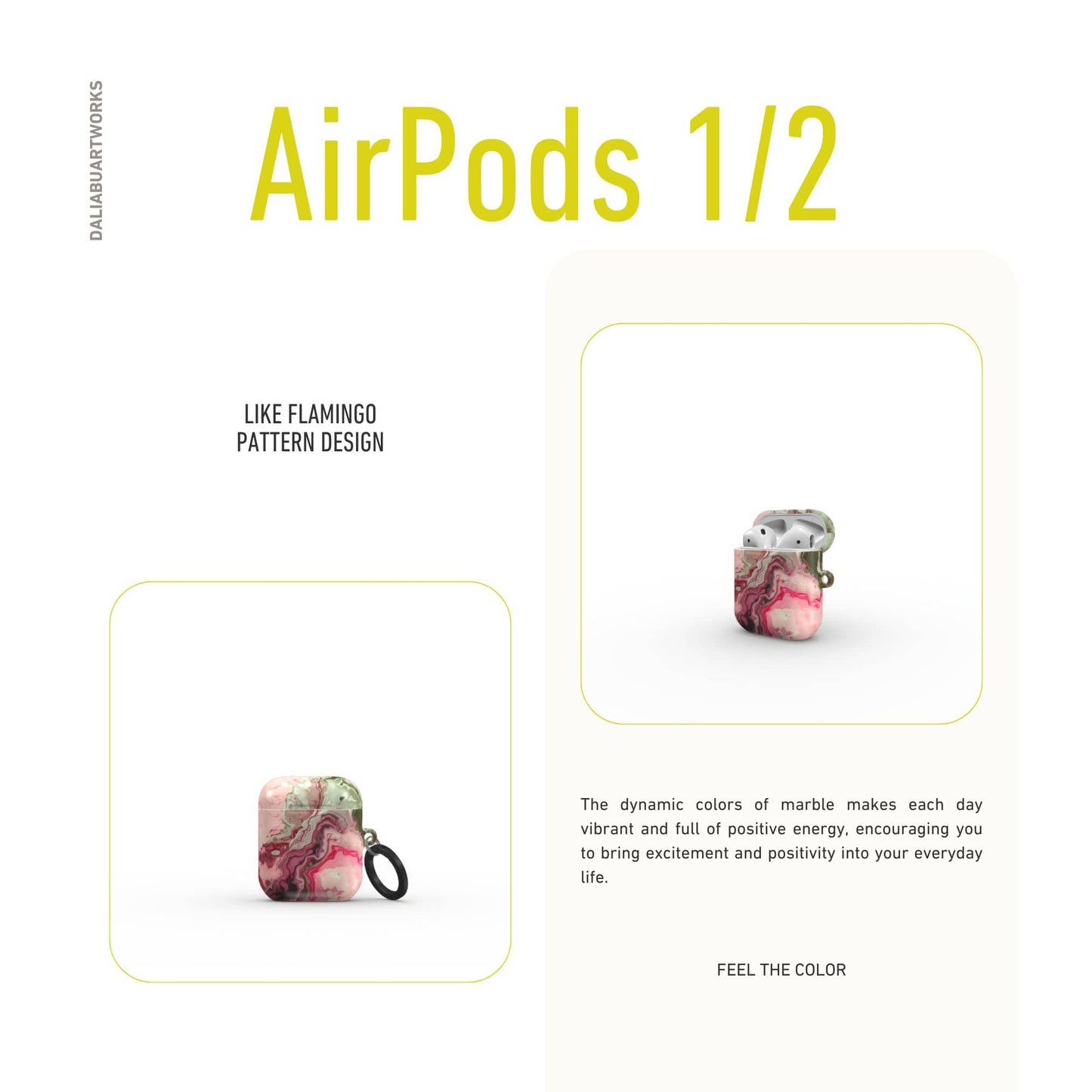 Like Flamingo Tough Apple AirPods Case