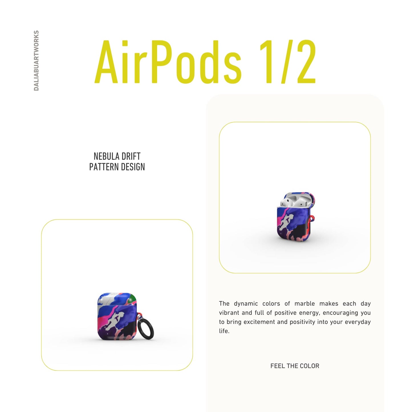 Nebula Drift Tough Apple AirPods Case