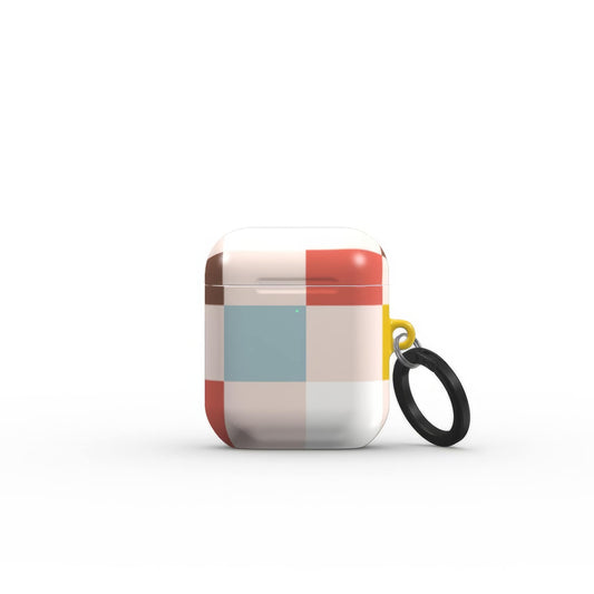 Pixel Grid Vintage Tough Apple AirPods Case
