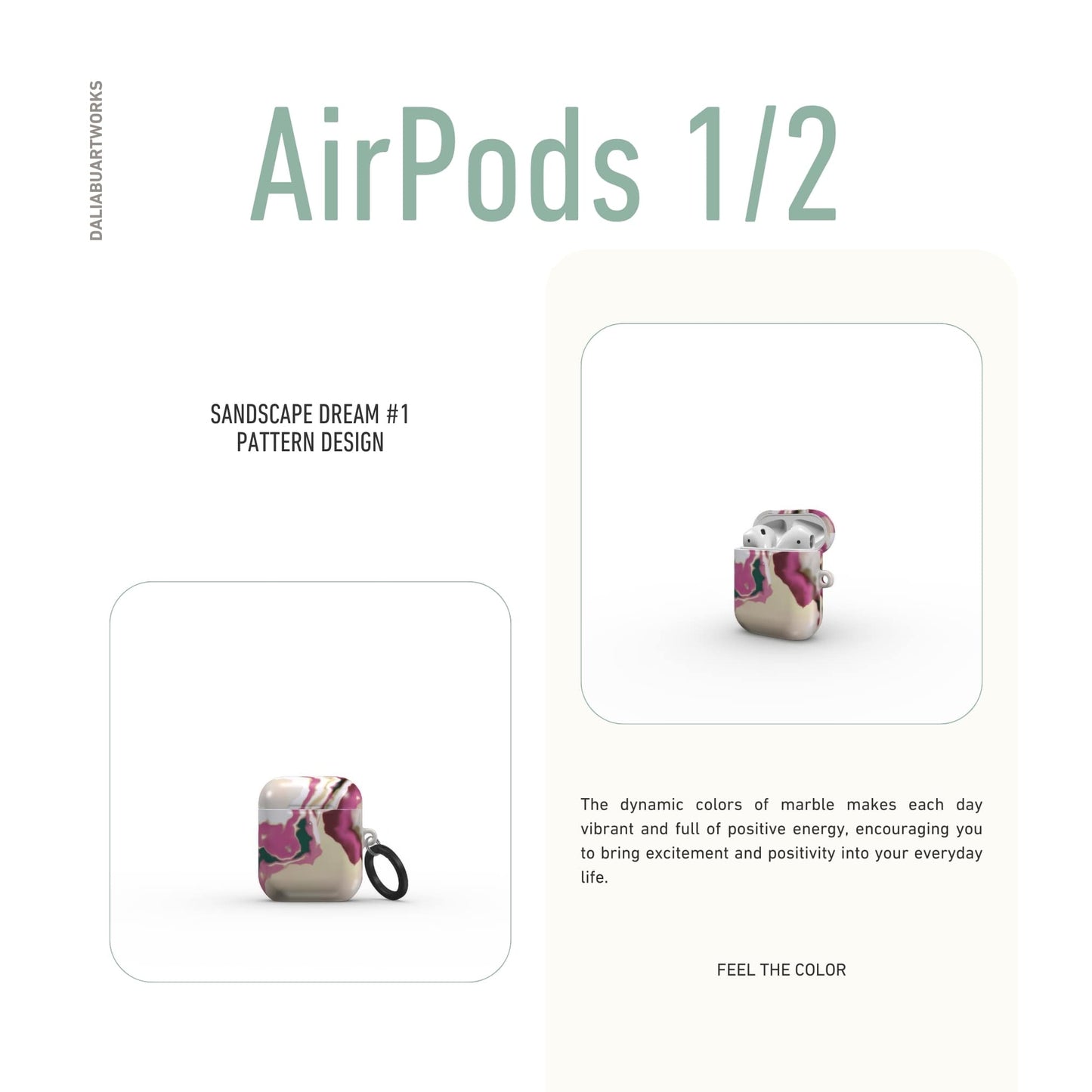 Sandscape Dream Tough Apple AirPods Case