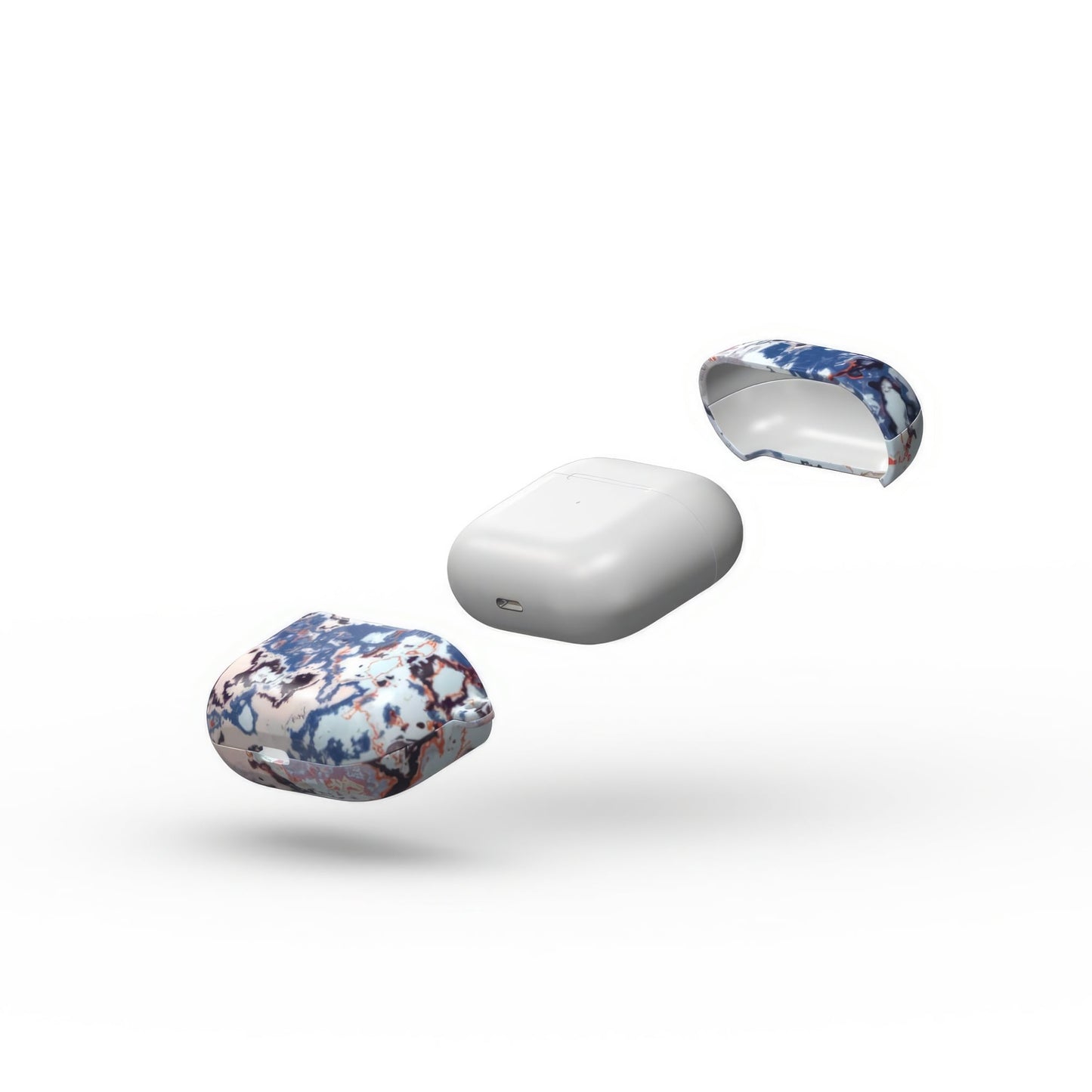 Blue Marble Mist Tough Apple AirPods Case
