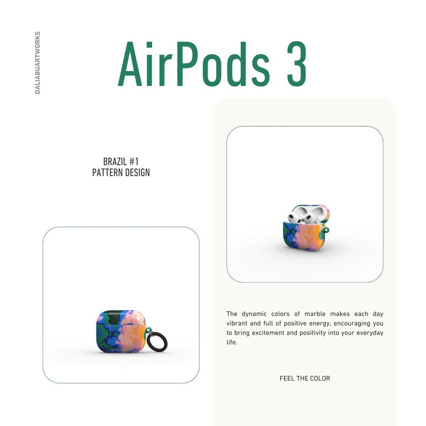 Brazil Tough Apple AirPods Case