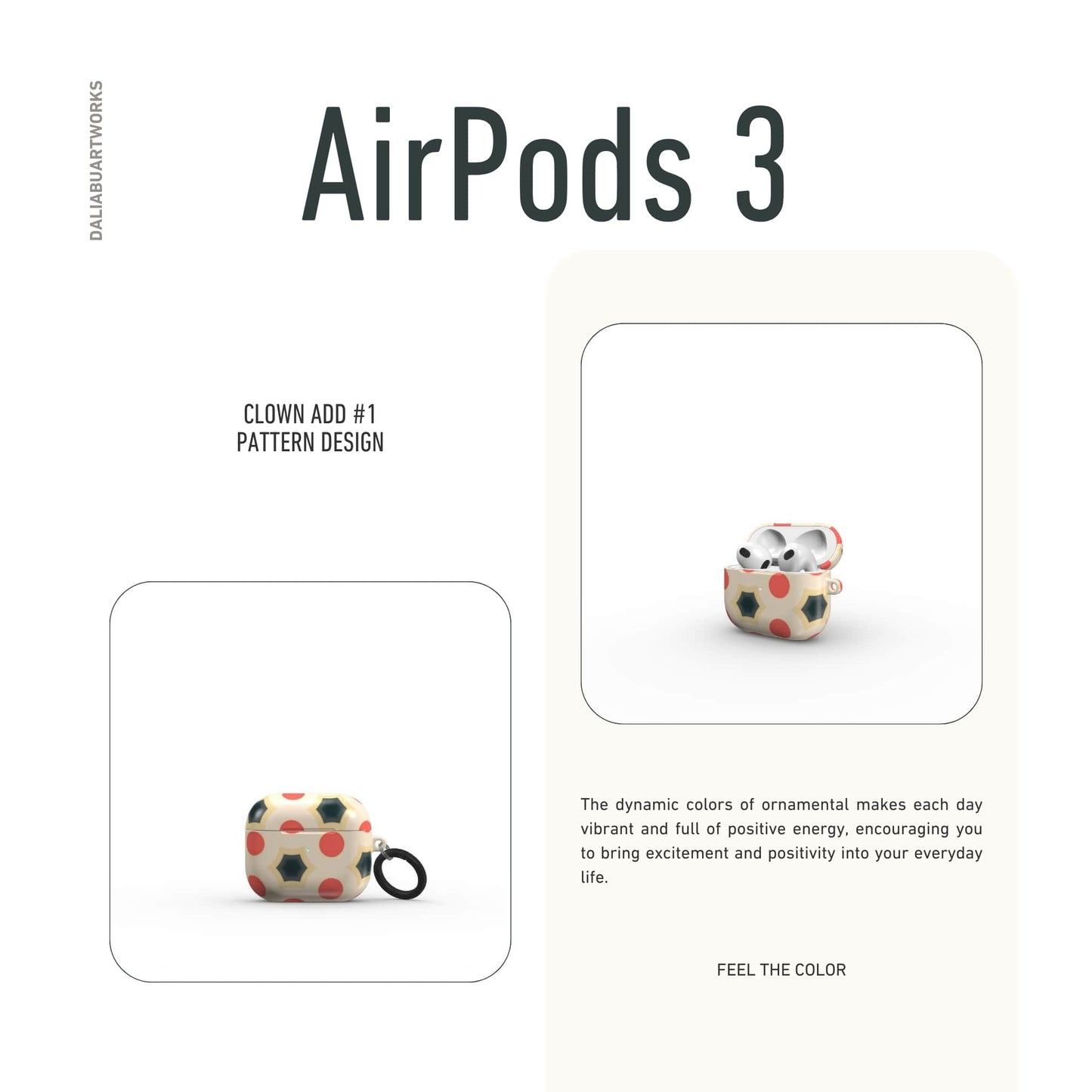 Clown Add Tough Apple AirPods Case