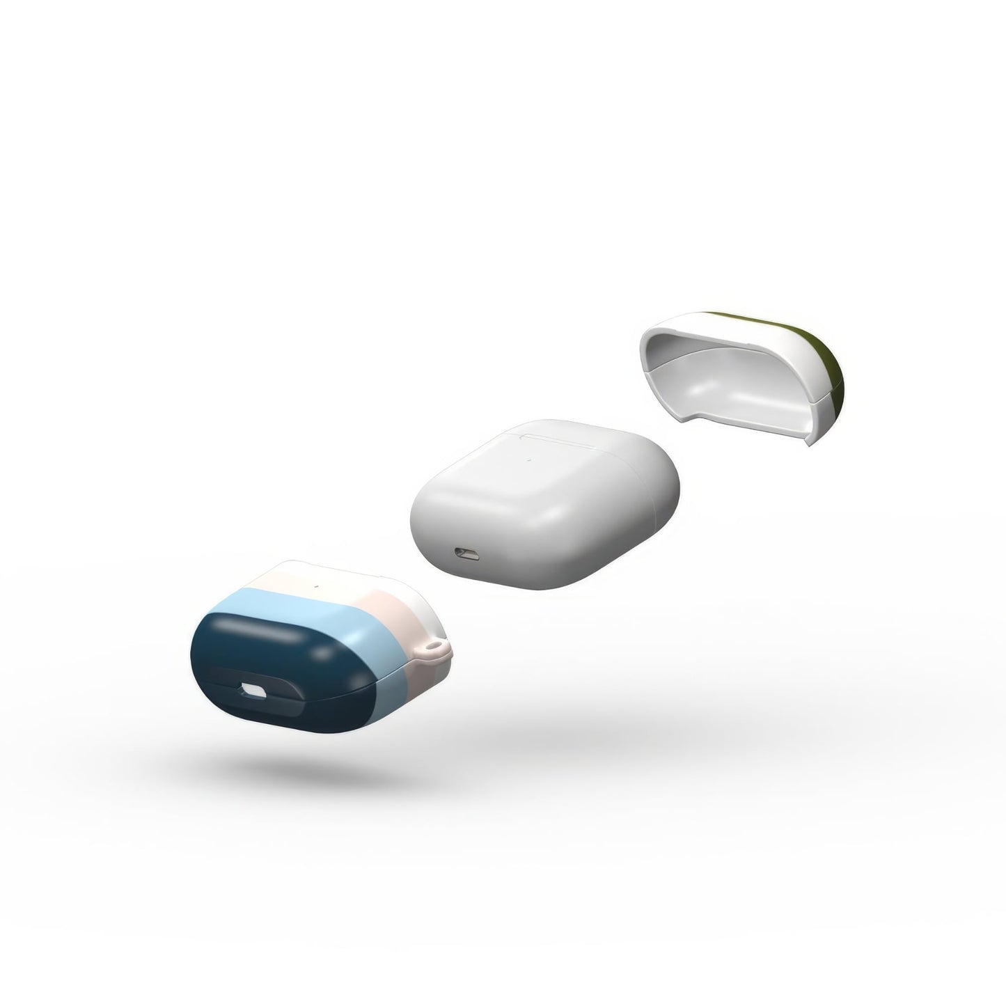 Color Blocks Navy Tough Apple AirPods Case