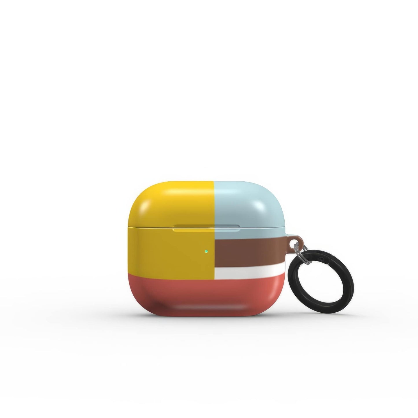 Retro Stripes Red Tough Apple AirPods Case