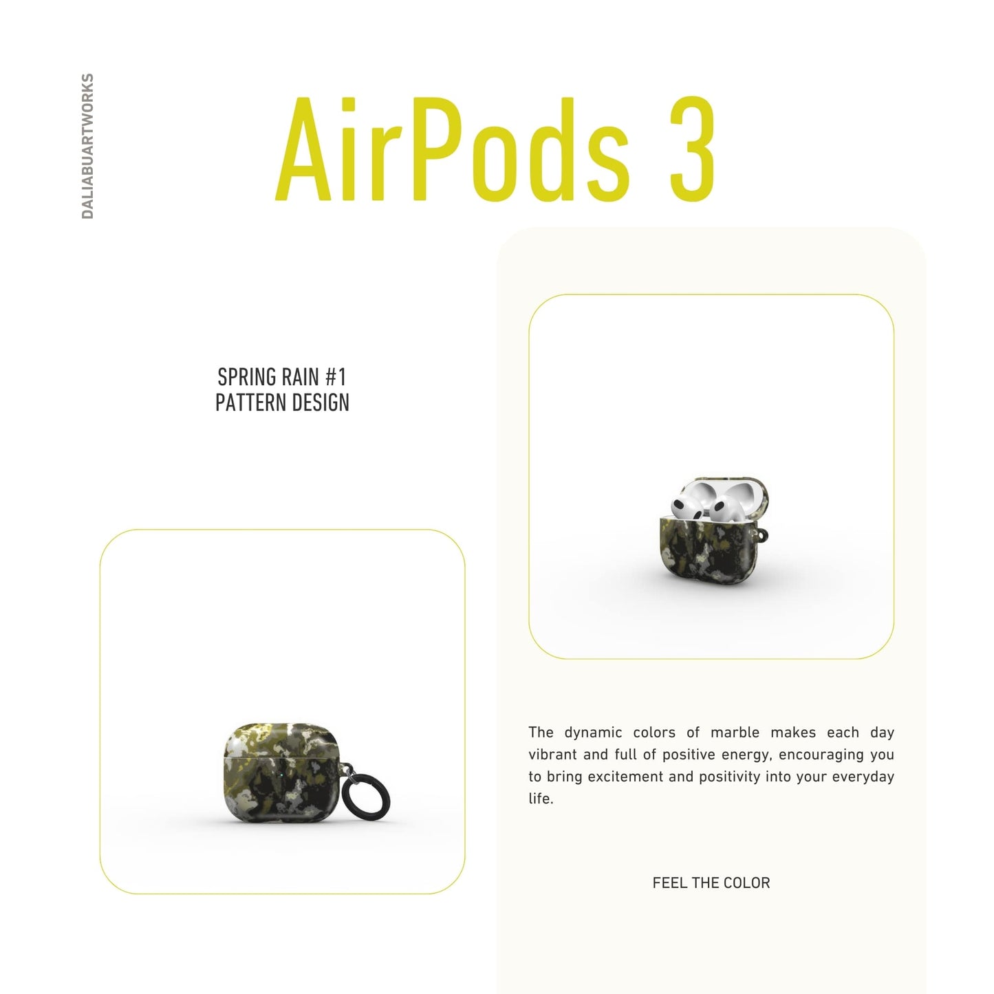 Spring Rain Tough Apple AirPods Case