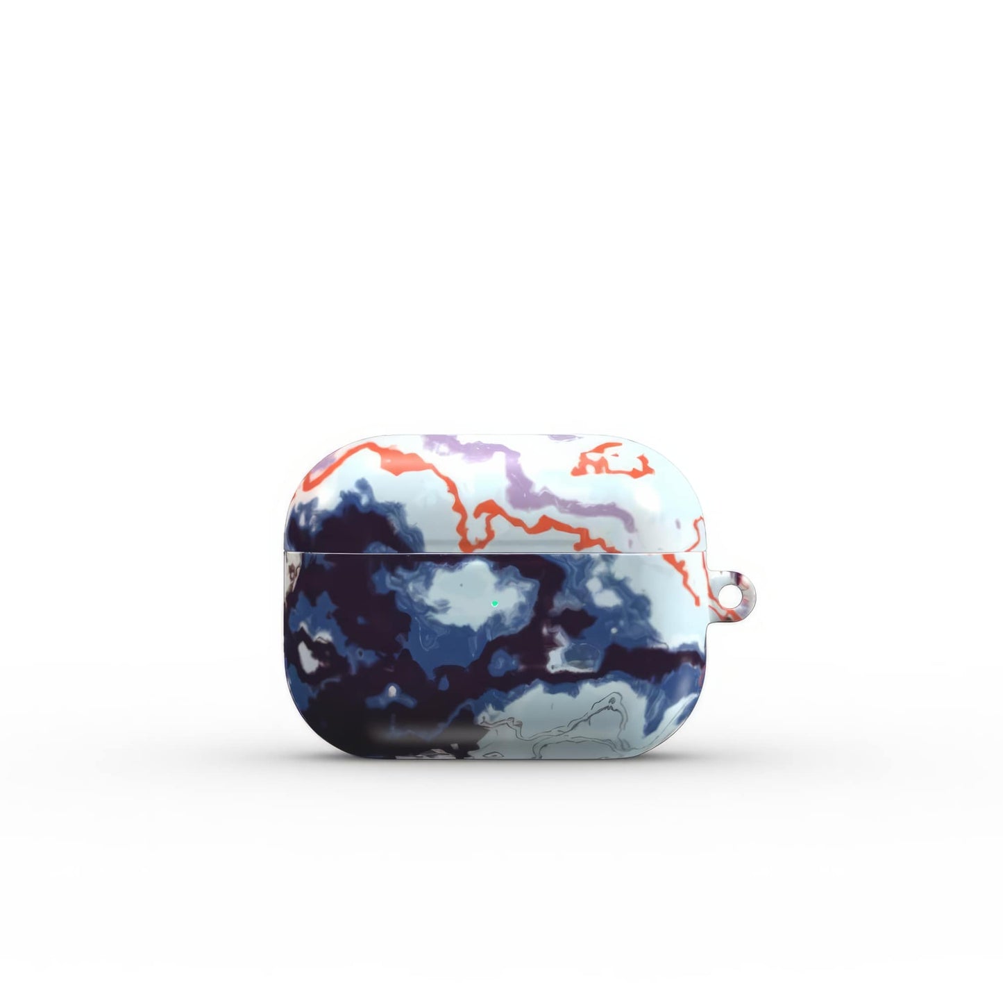 Blue Marble Veins Tough Apple AirPods Case