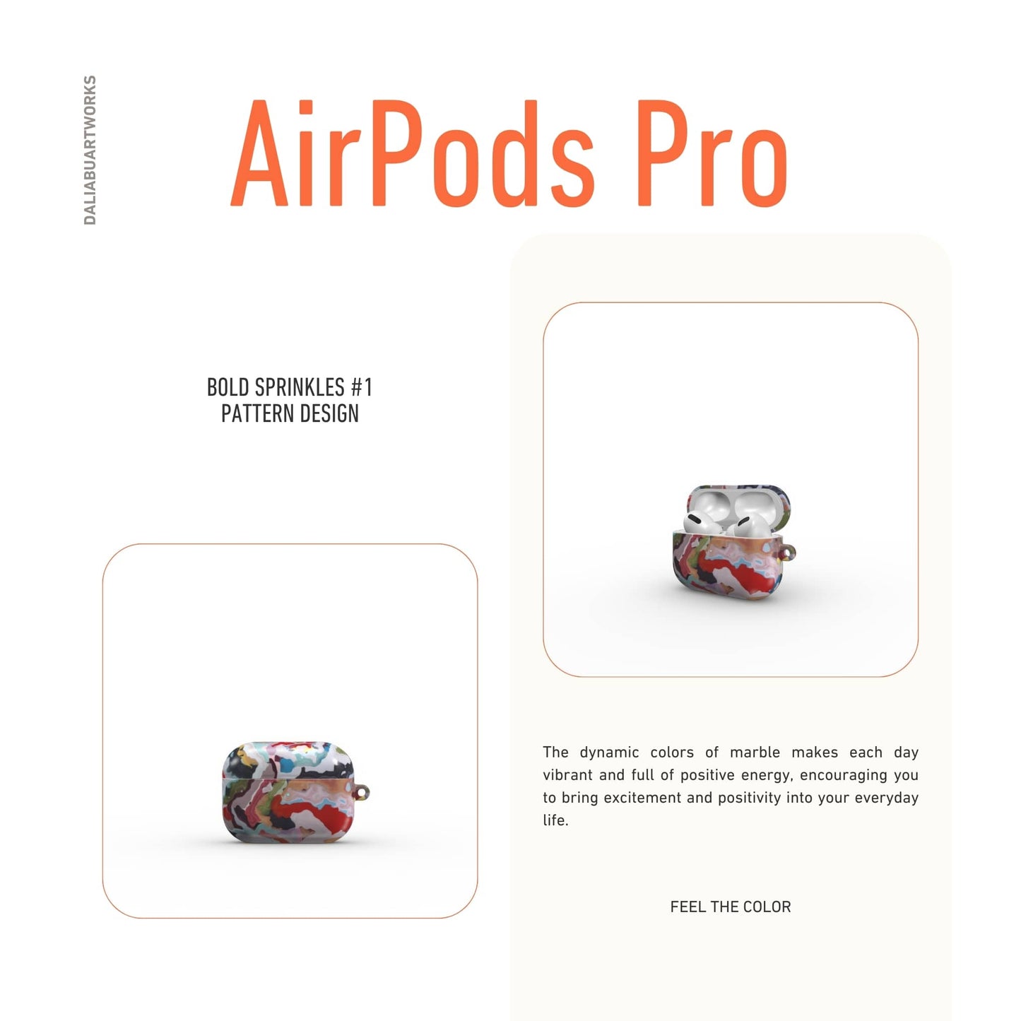 Bold Sprinkles Tough Apple AirPods Case