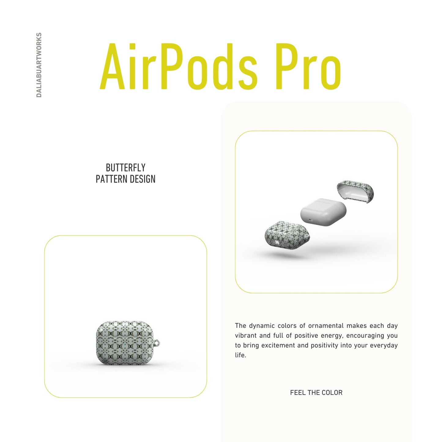 ButterFly Tough Apple AirPods Case