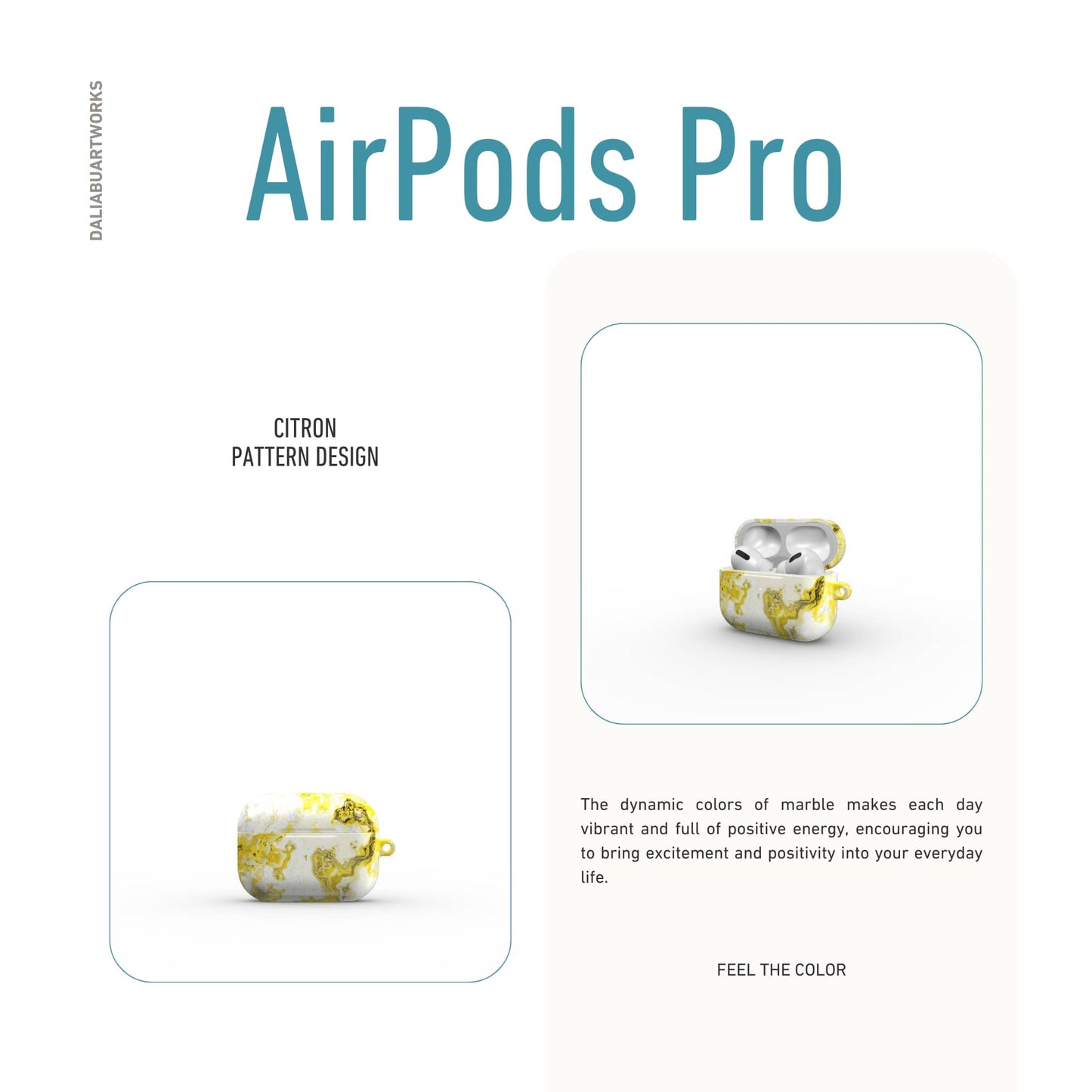 Citron Tough Apple AirPods Case
