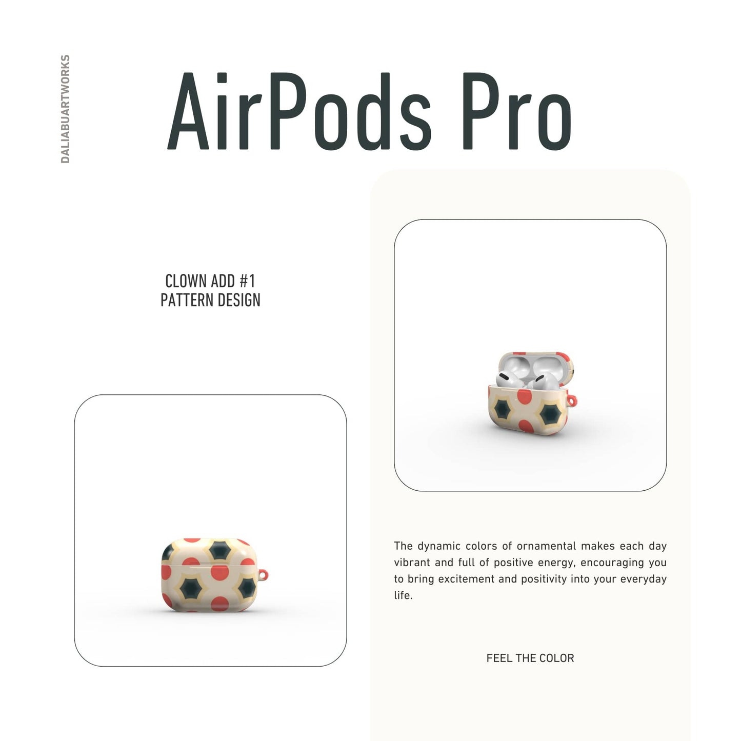 Clown Add Tough Apple AirPods Case