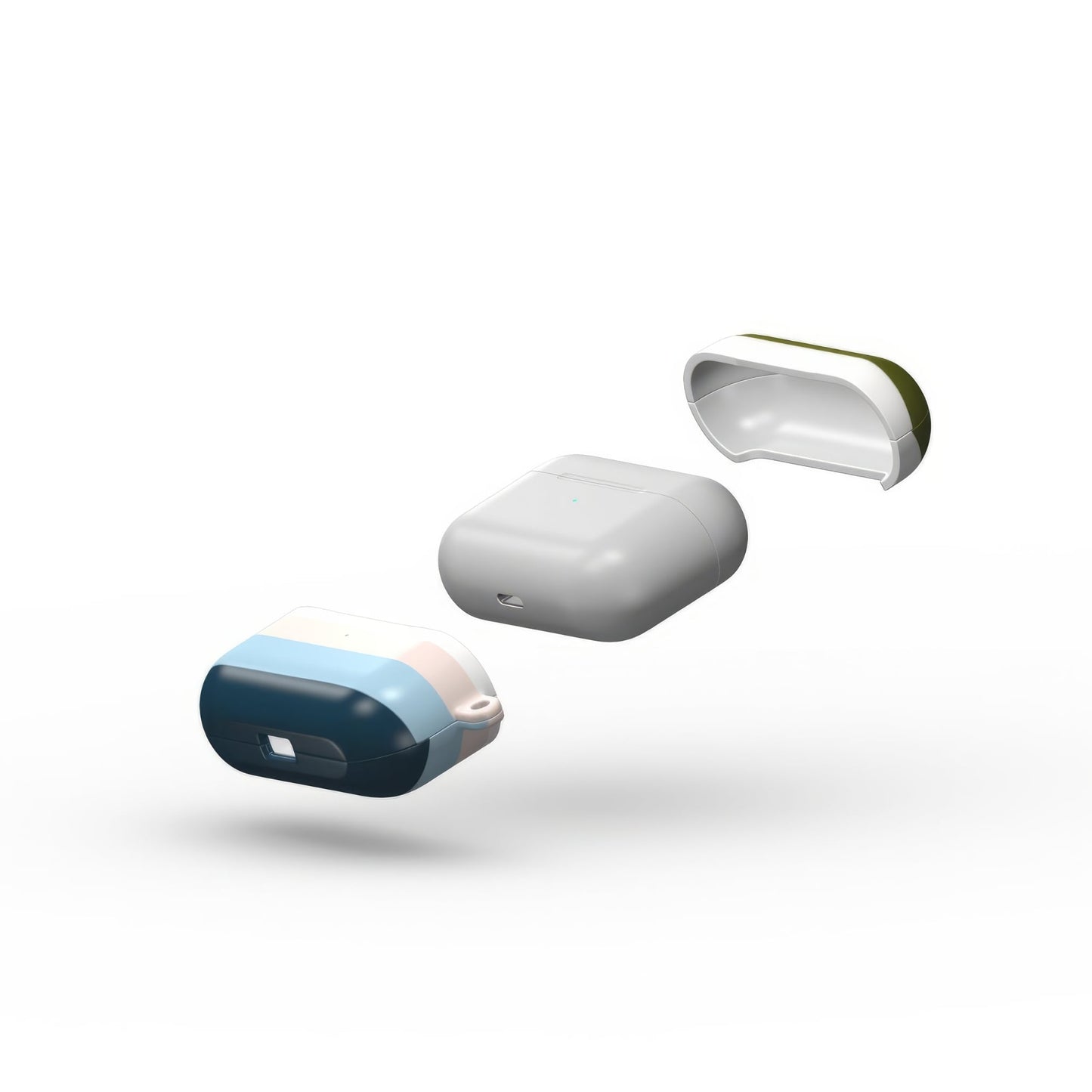 Color Blocks Navy Tough Apple AirPods Case