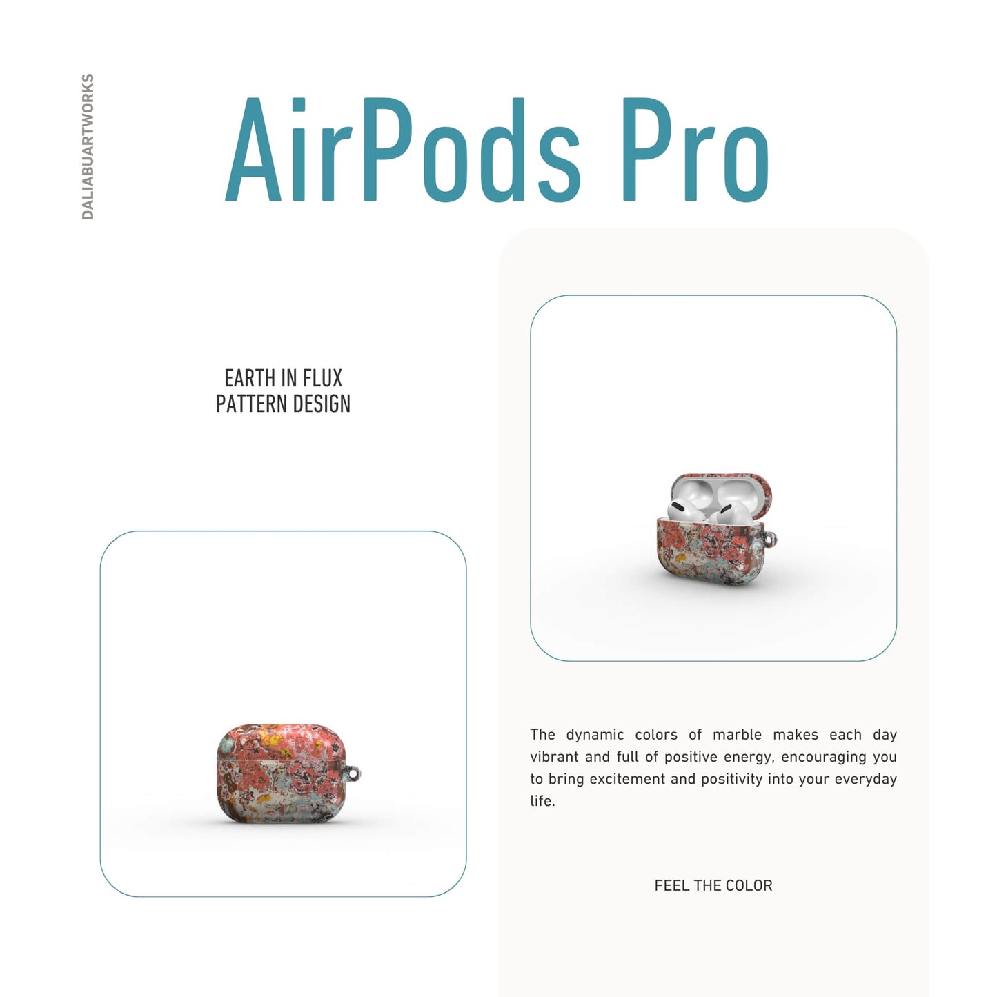 Earth In Flux Tough Apple AirPods Case