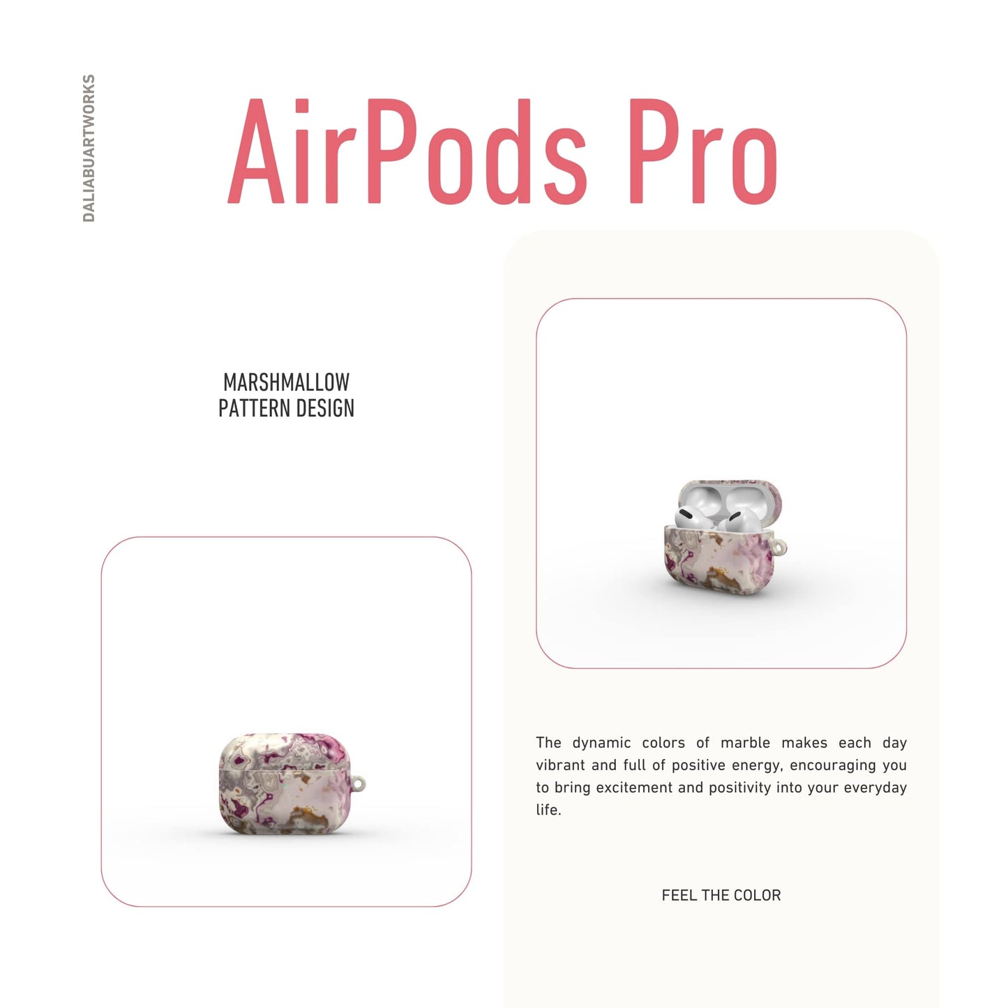 Marshmallow Tough Apple AirPods Case