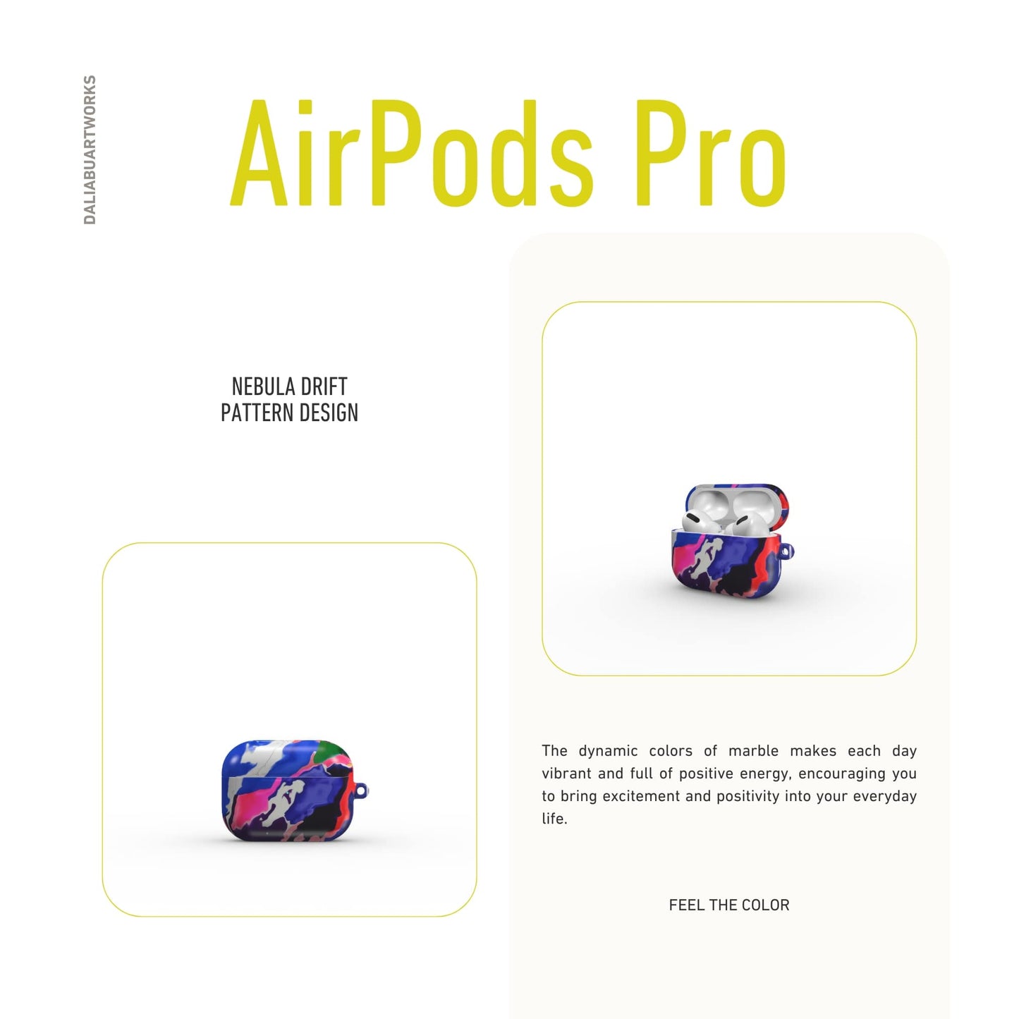 Nebula Drift Tough Apple AirPods Case