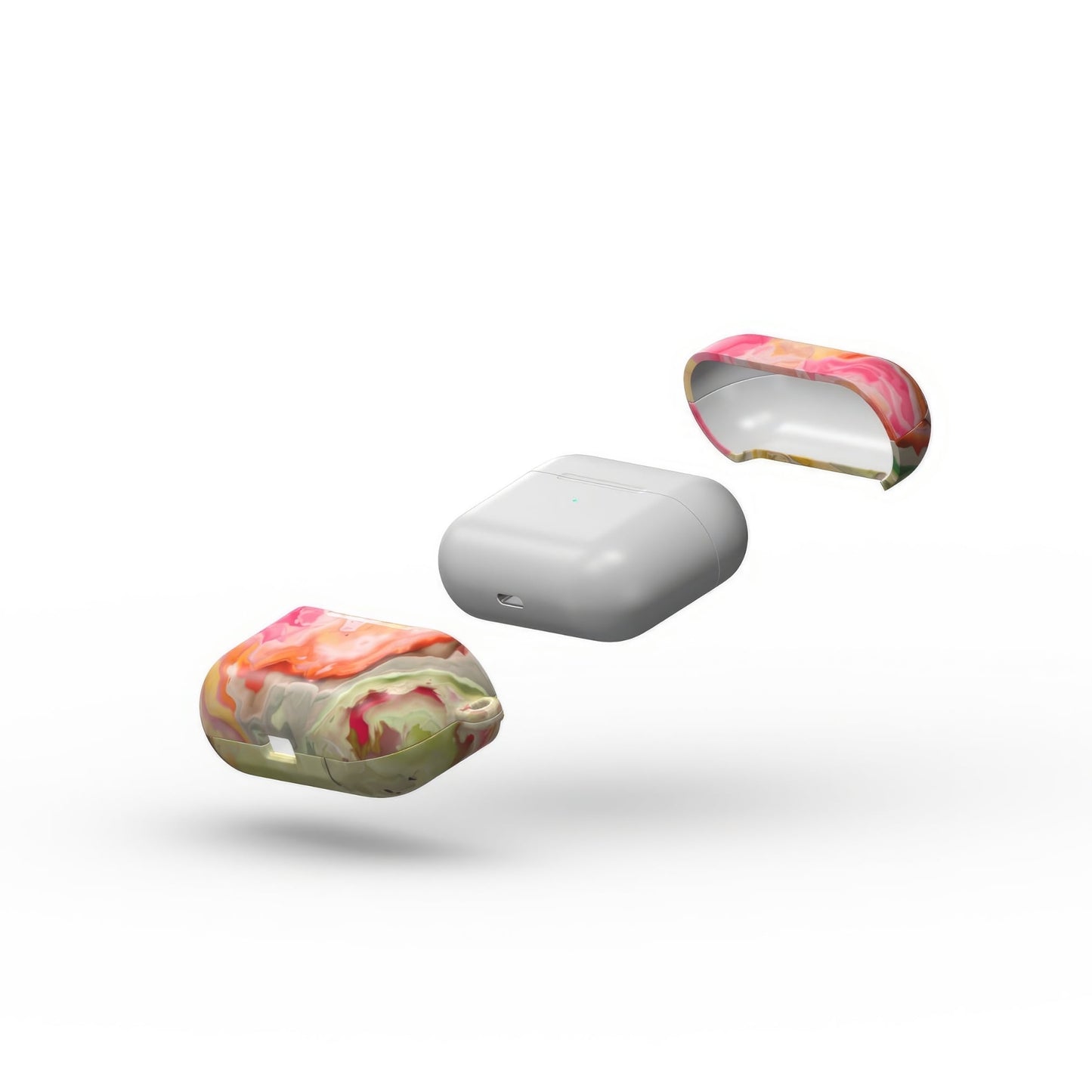 Neon Pink Light Tough Apple AirPods Case