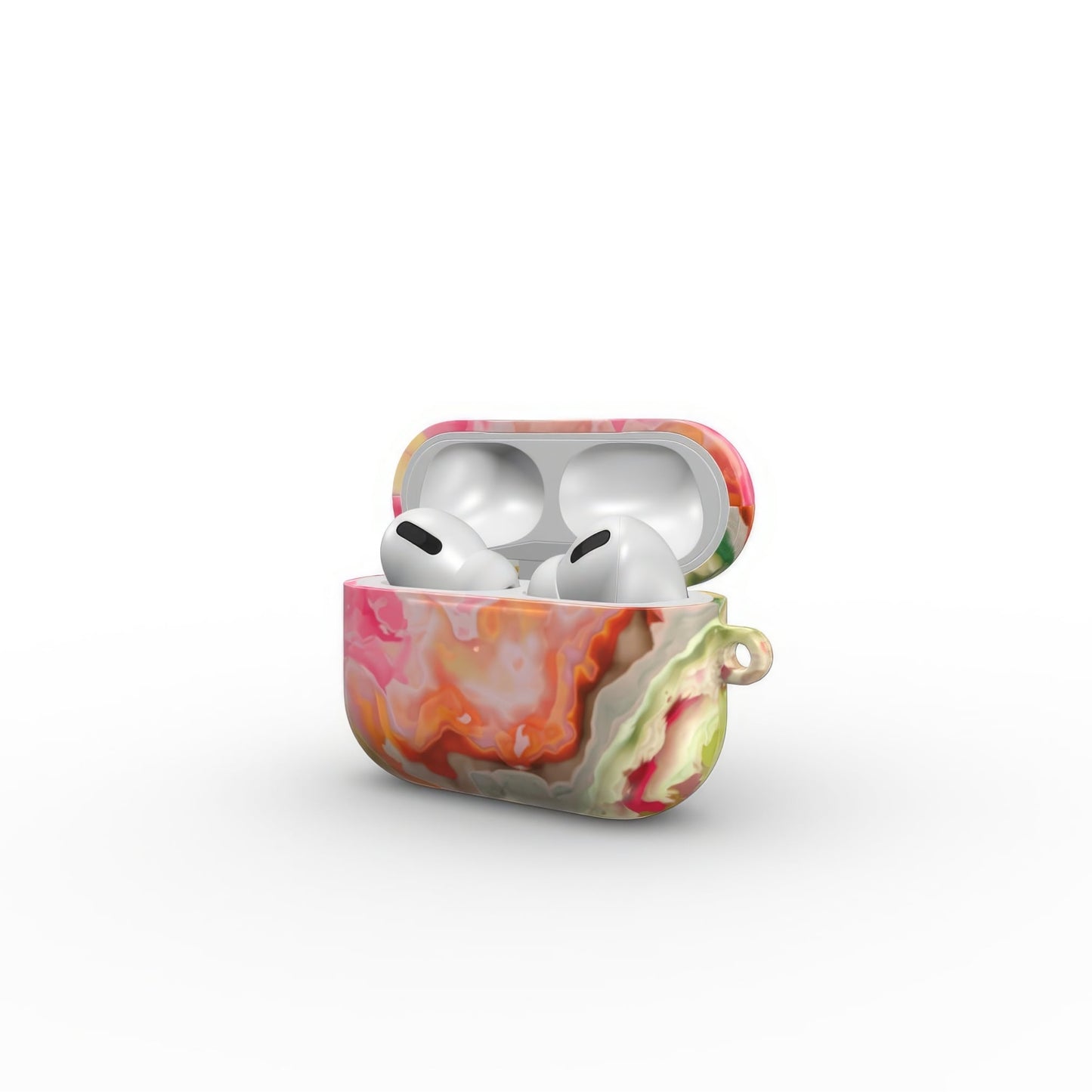 Neon Pink Light Tough Apple AirPods Case