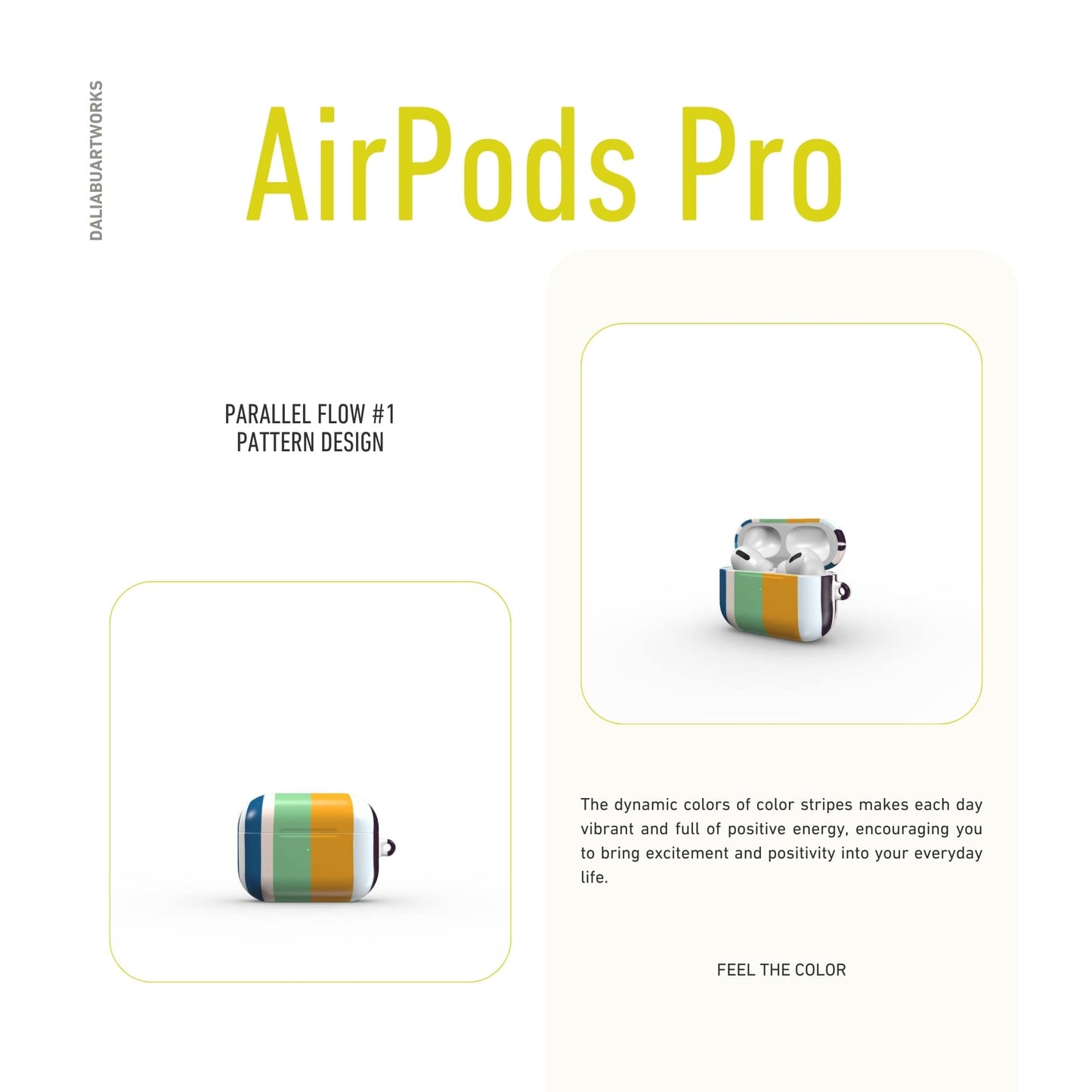 Parallel Flow Mint Tough Apple AirPods Case