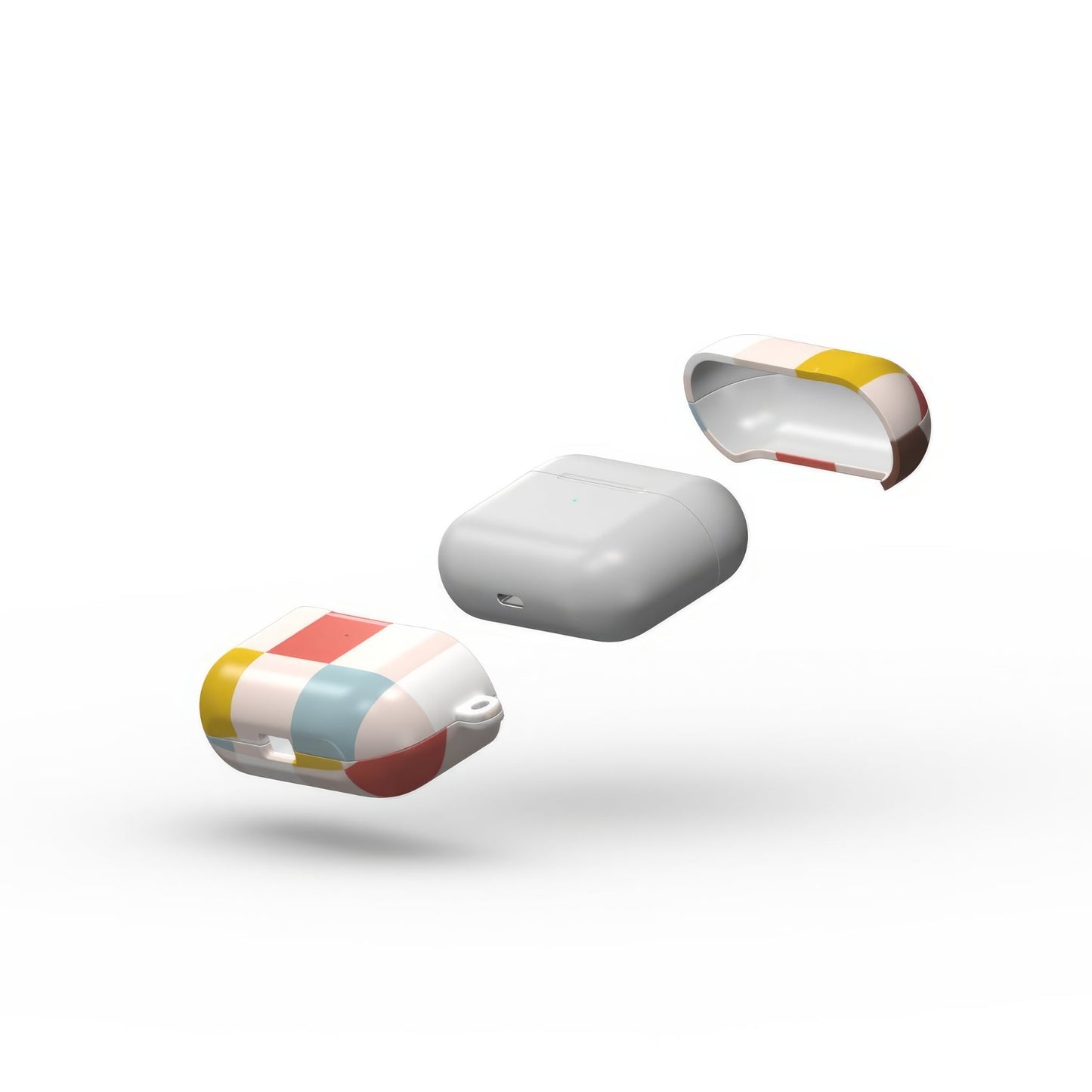 Pixel Grid Vintage Tough Apple AirPods Case