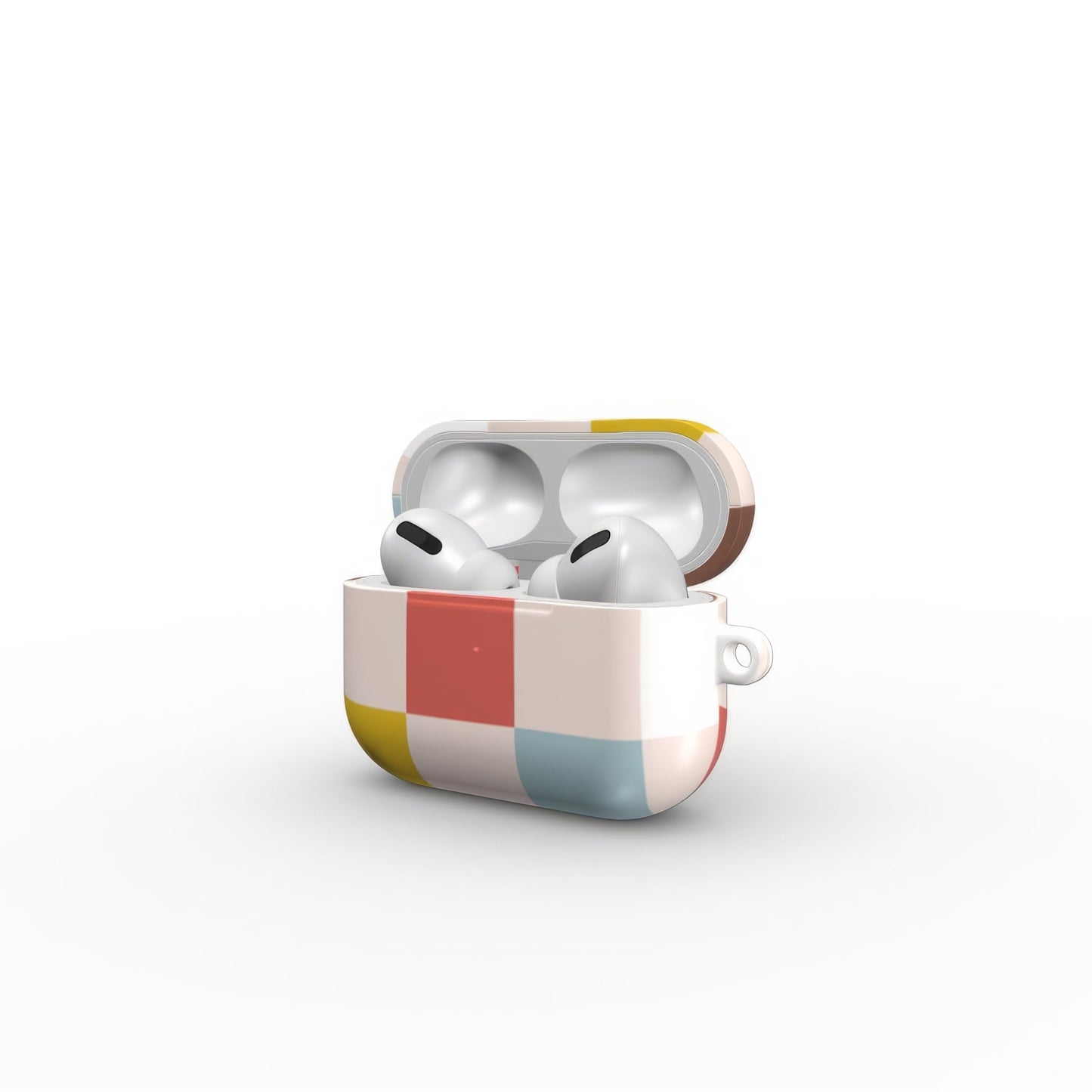Pixel Grid Vintage Tough Apple AirPods Case