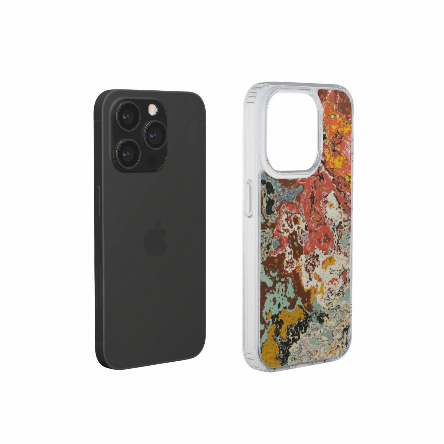 Earth In Flux Clear Phone Case