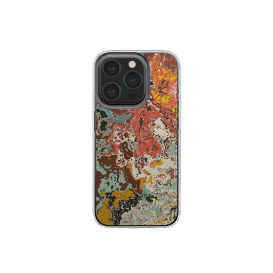 Earth In Flux Clear Phone Case