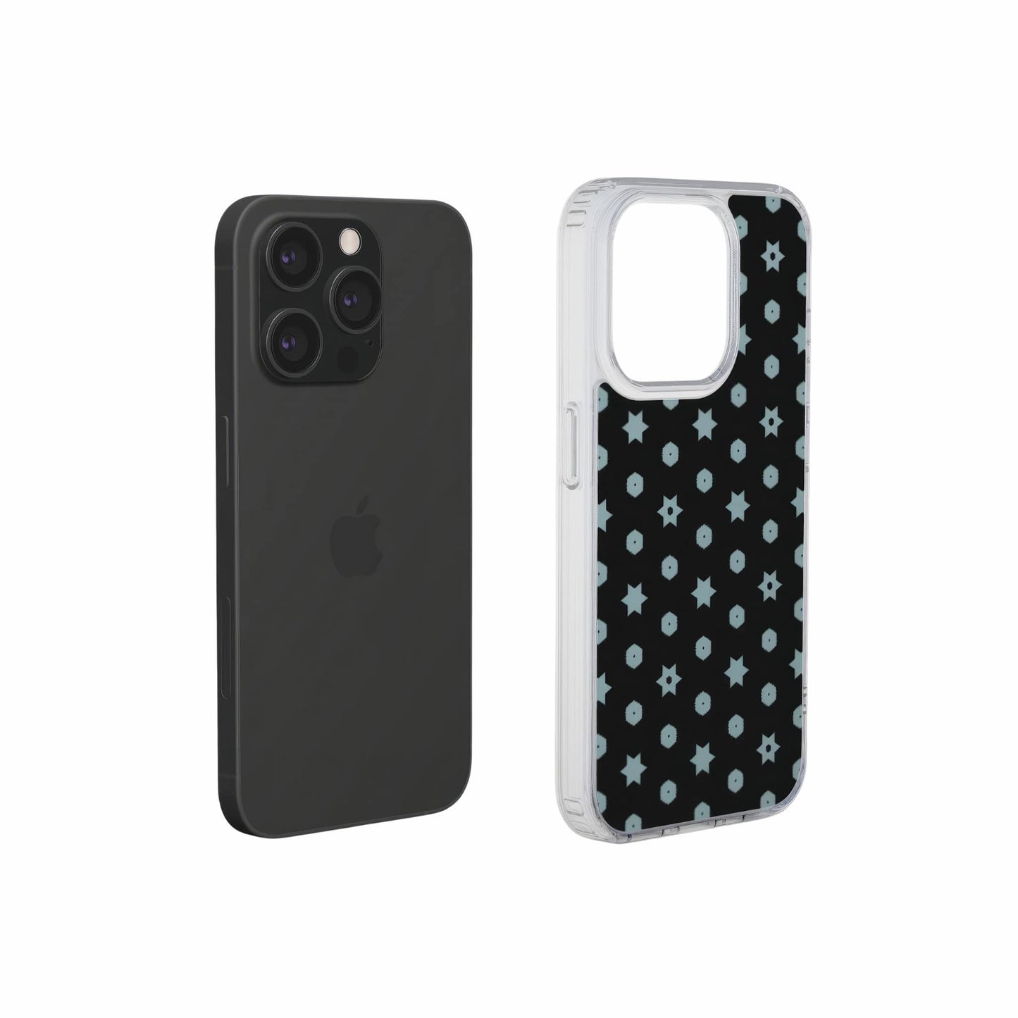 Midnight Stars Clear Phone Case