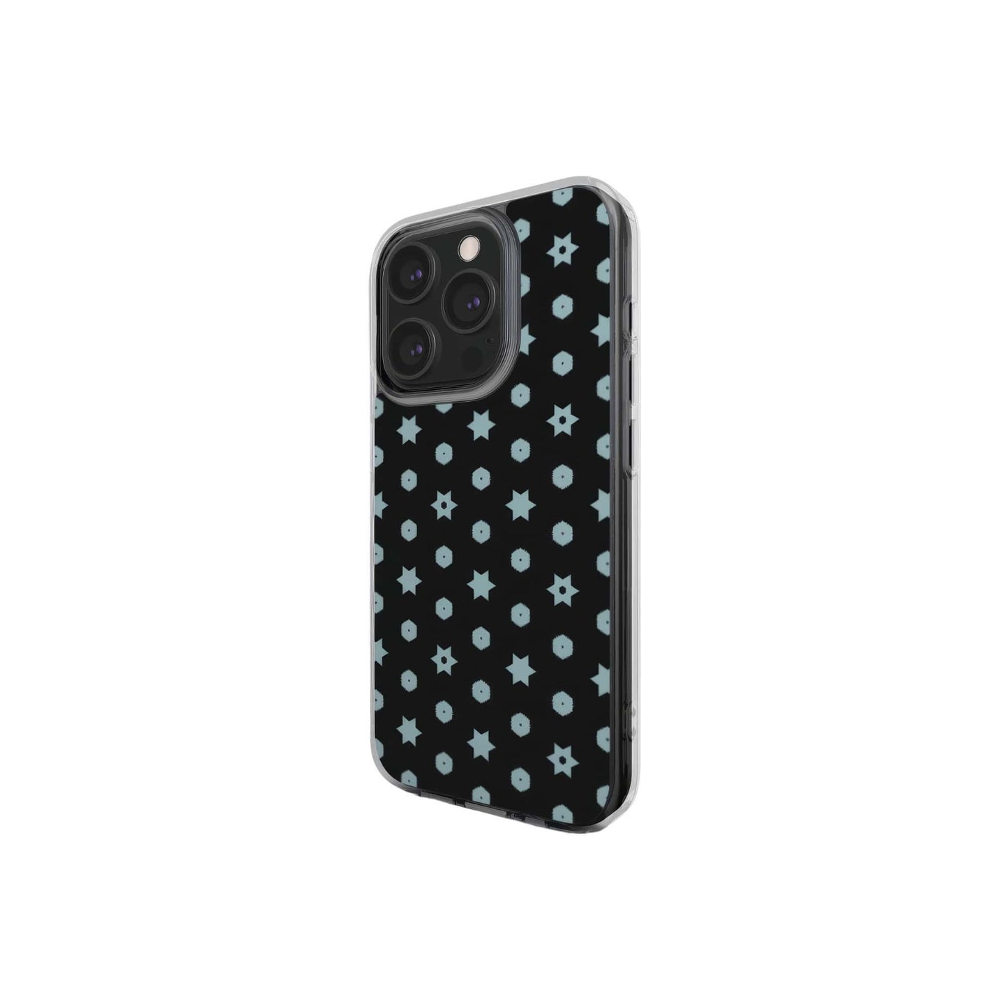 Midnight Stars Clear Phone Case